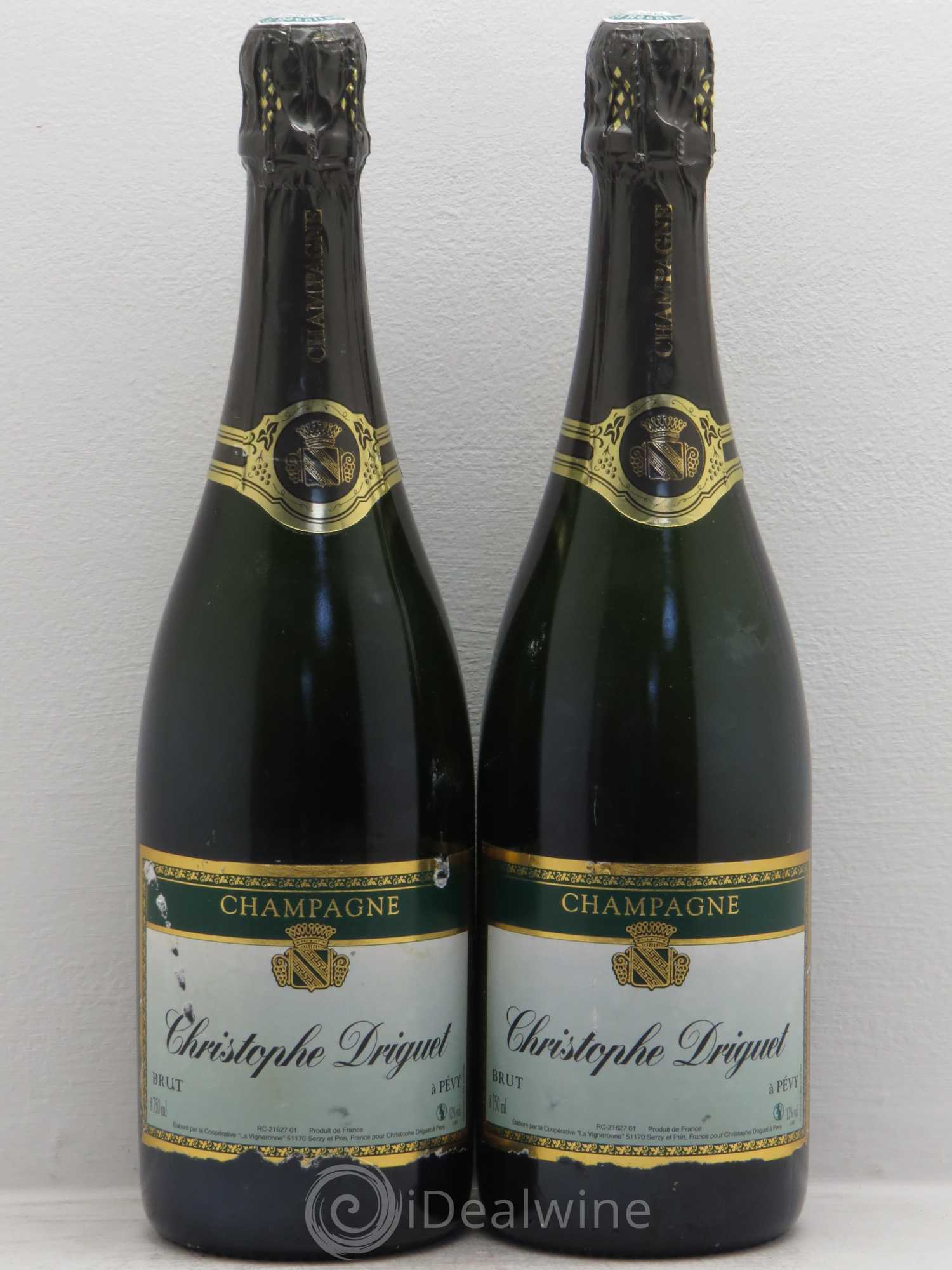 Champagne Christophe Driguet (sans prix de réserve) - Posten von 2 Flaschen - 0