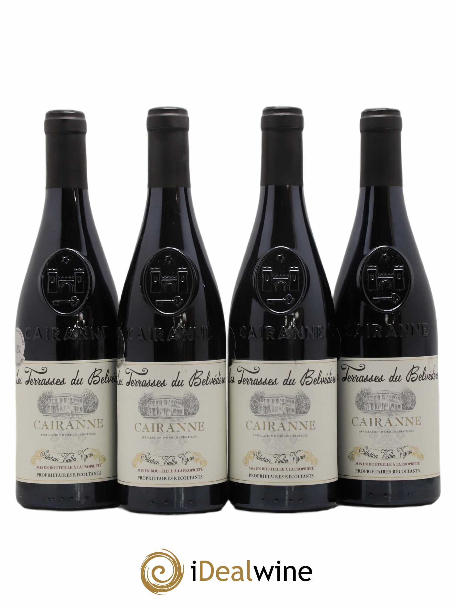 Côtes-du-Rhône-Villages Cairanne - 2020 - Lot of 4 bottles - 0