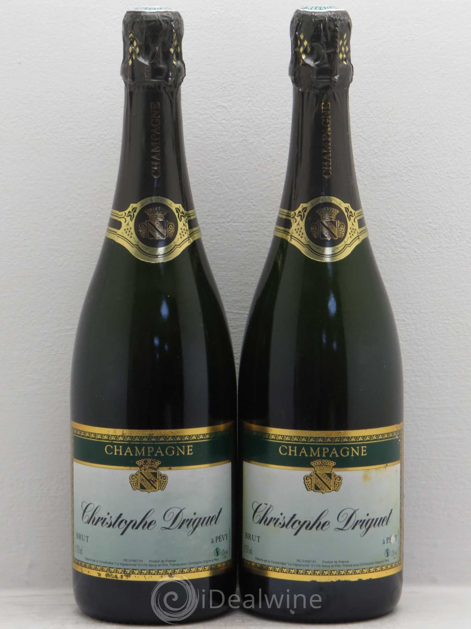 Champagne Christophe Driguet (sans prix de réserve) - Posten von 2 Flaschen - 0