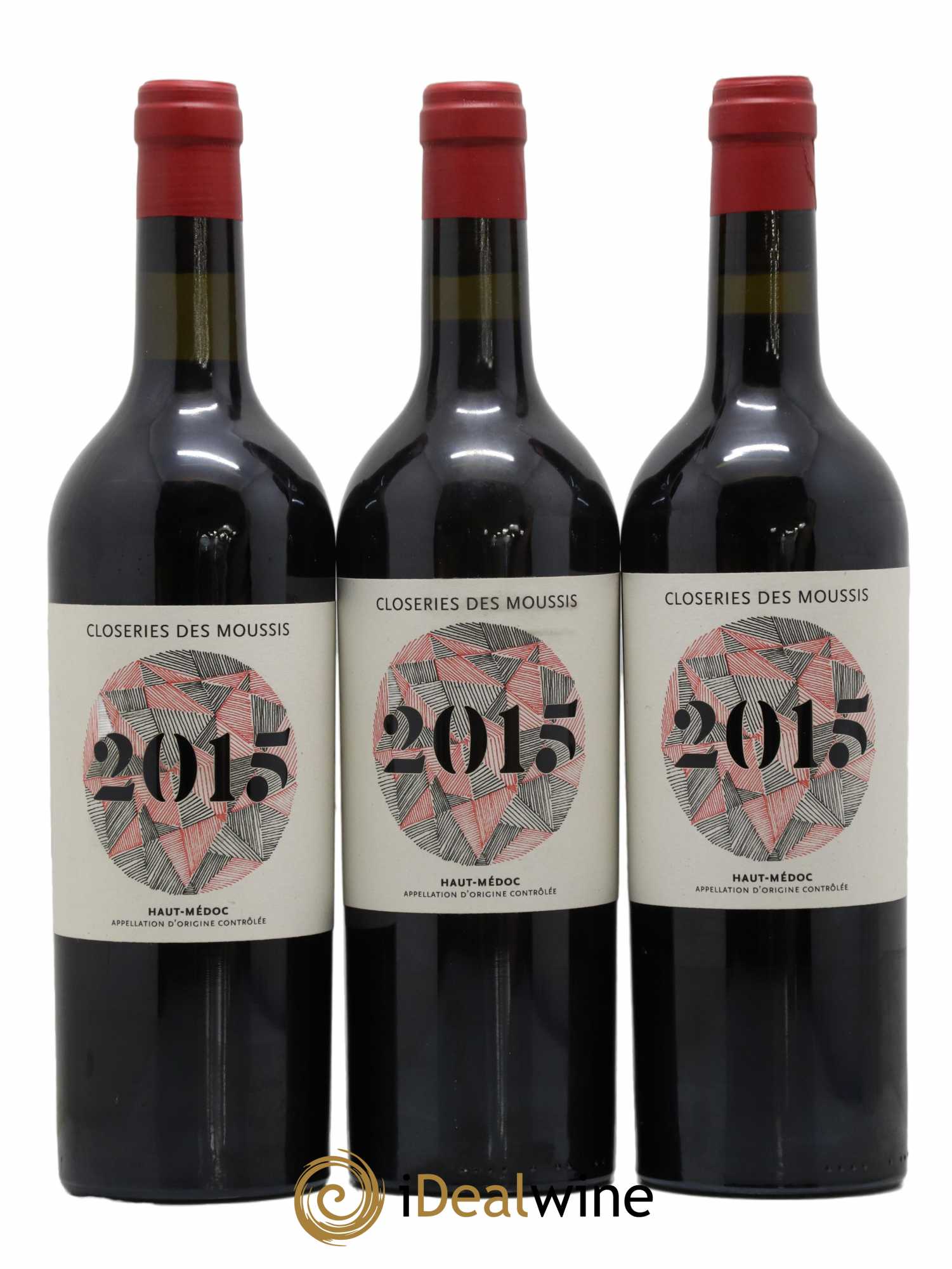Les Closeries des Moussis - Haut Médoc 2015 - Lot de 3 bouteilles - 0