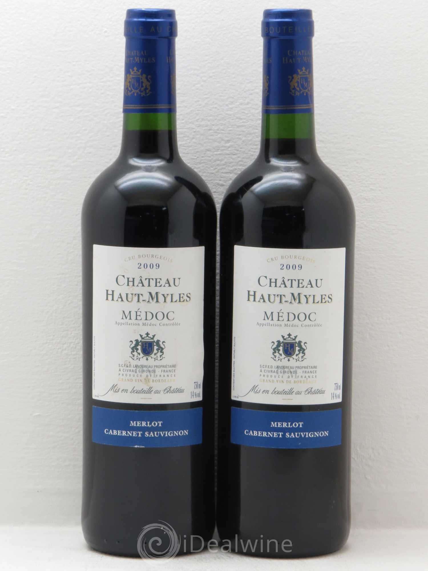 Médoc Château Haut Myles 2009 - Posten von 2 Flaschen - 0