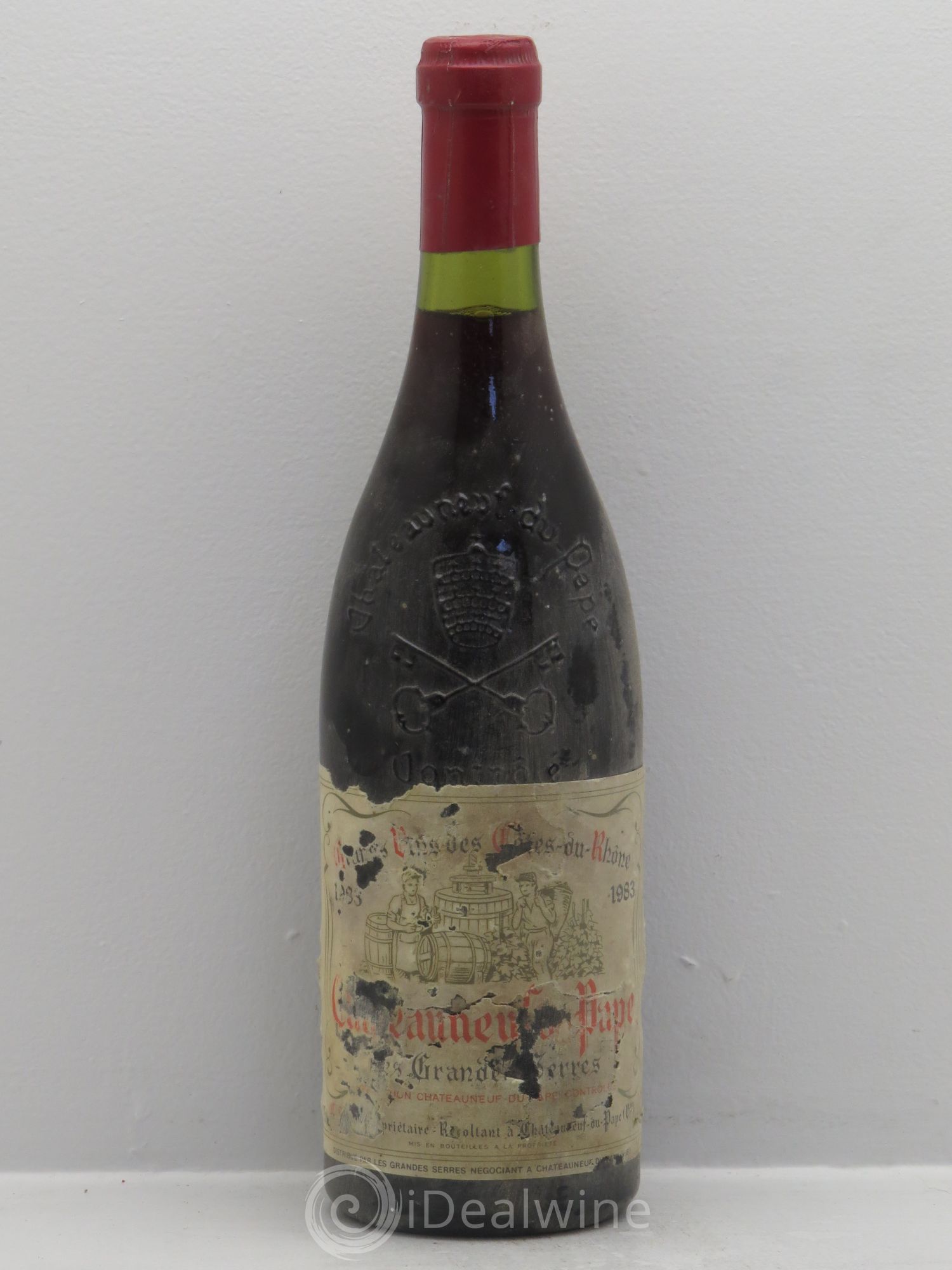 Châteauneuf-du-Pape Grandes Serres 1983 - Posten von 1 Flasche - 0