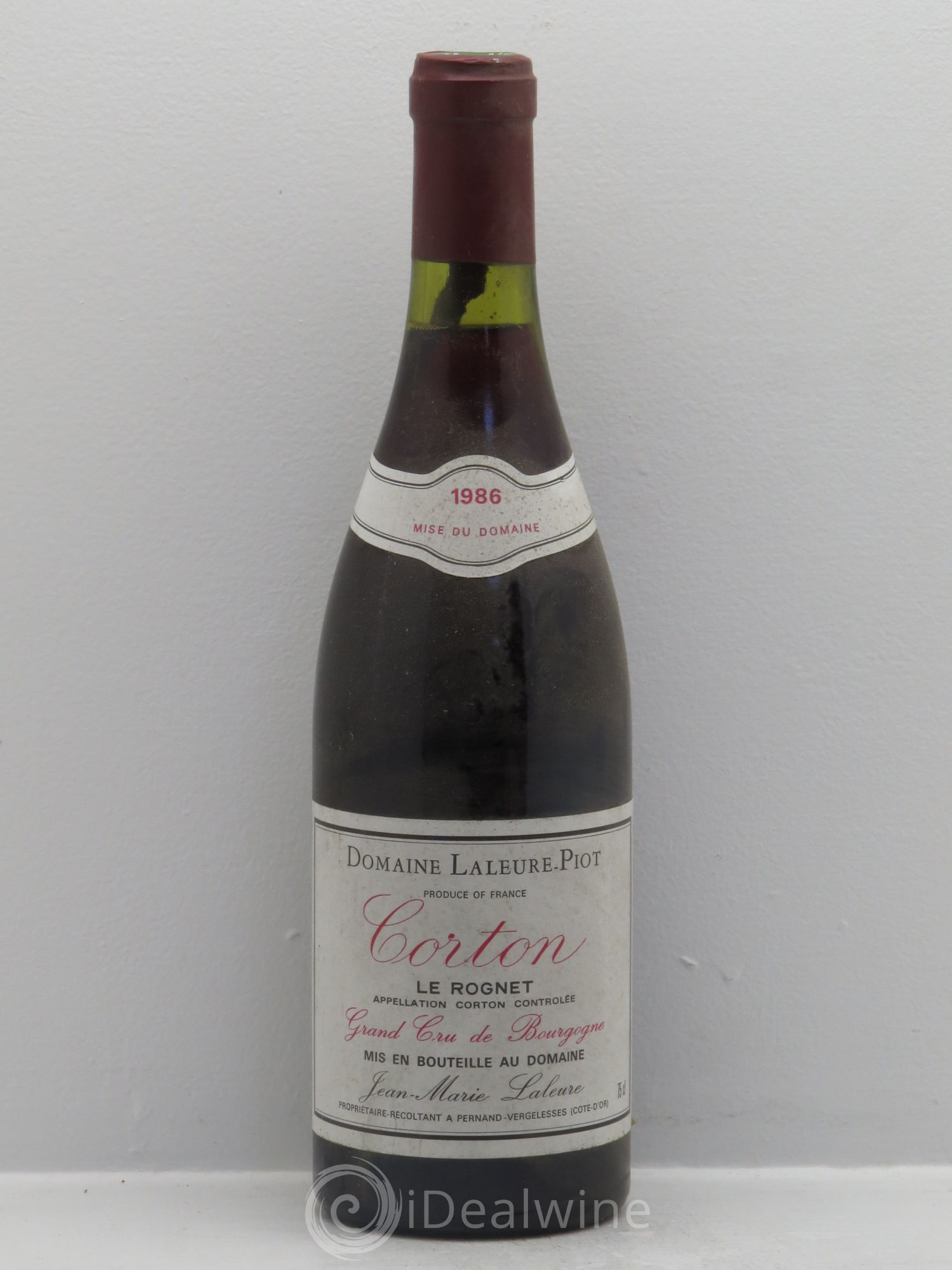 Corton Grand Cru 1986 - Lot de 1 bouteille - 0