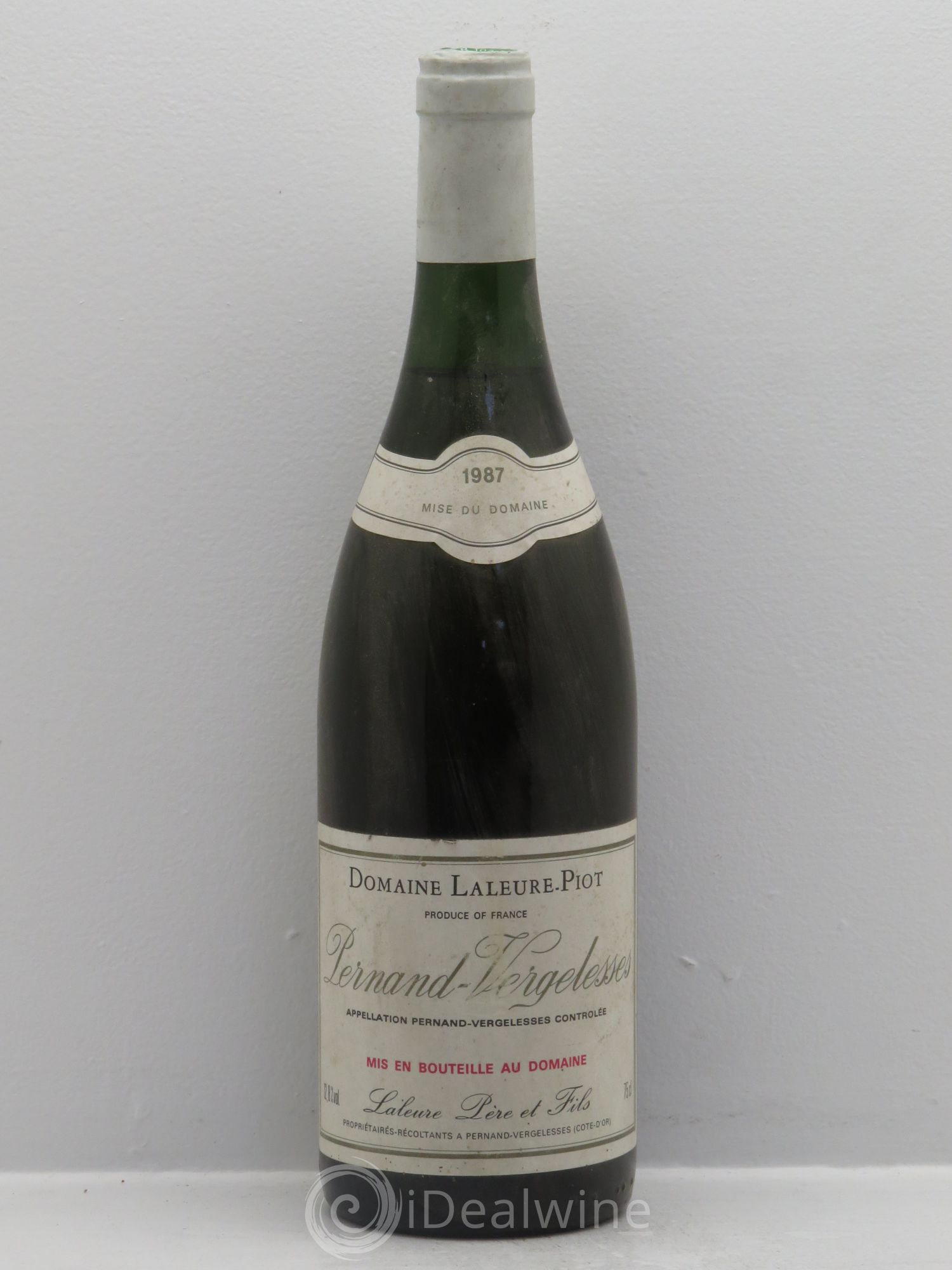 Pernand-Vergelesses Domaine Laleure Piot 1987 - Posten von 1 Flasche - 0