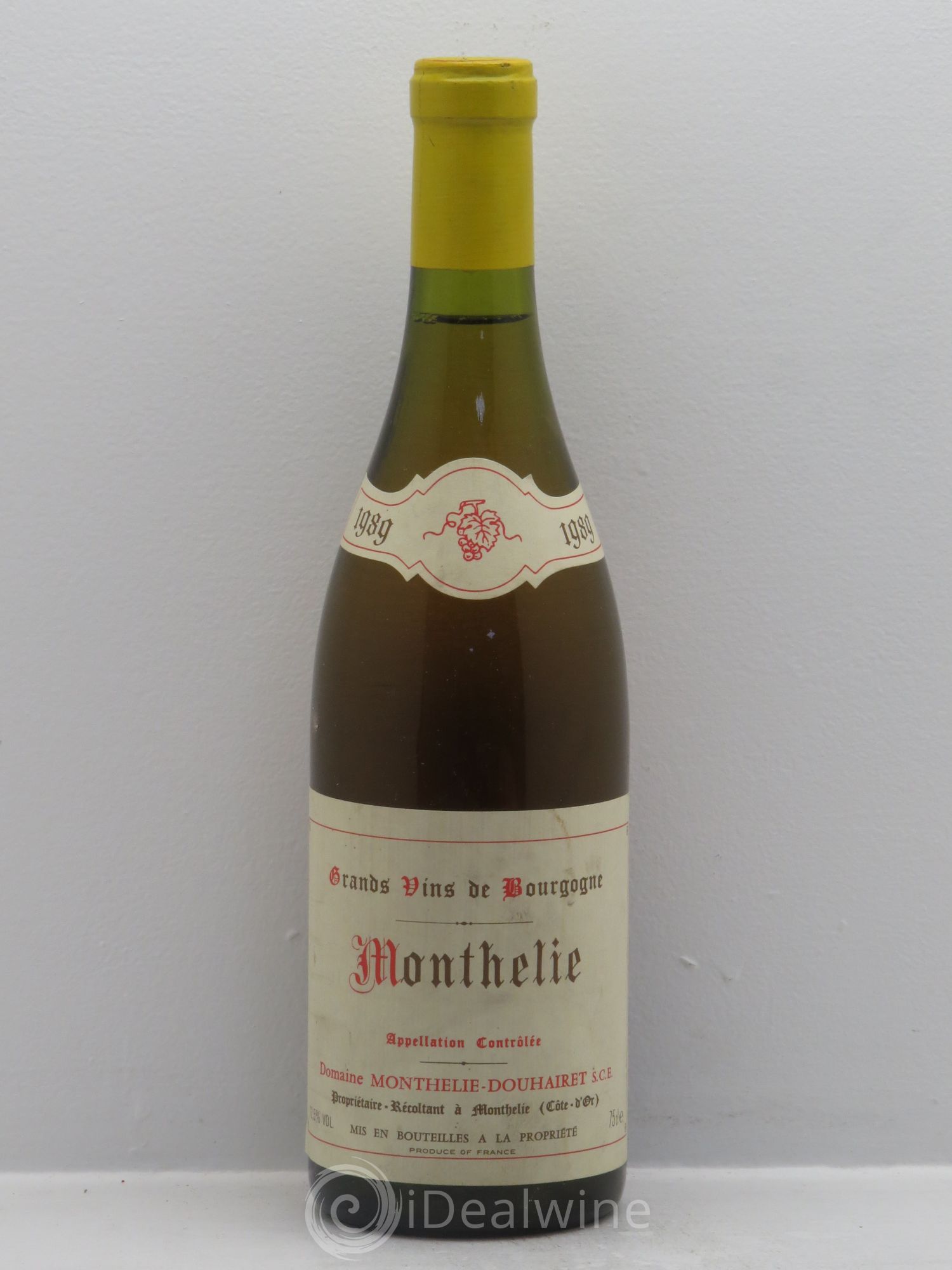 Monthélie 1er Cru Domaine Monthélie-Douhairet 1989 - Posten von 1 Flasche - 0