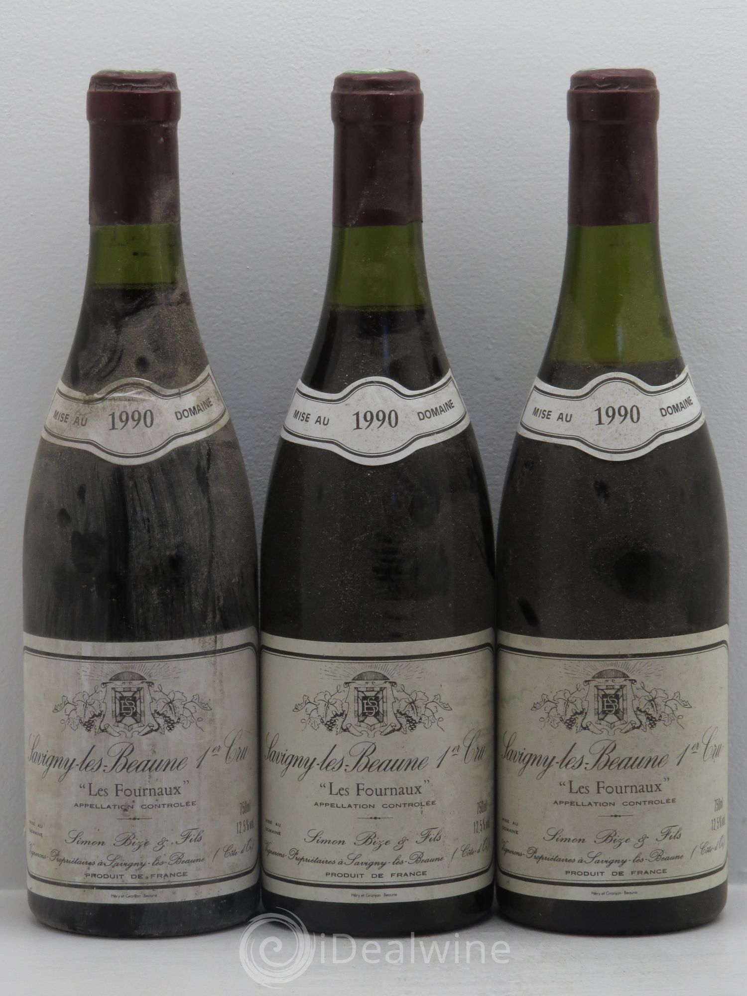 Savigny-lès-Beaune 1er Cru 1990 - Lot de 3 bouteilles - 0