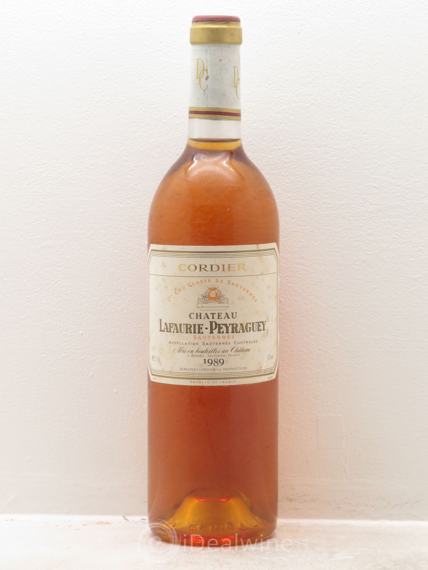 Château Lafaurie-Peyraguey 1er Grand Cru Classé 1989 - Lotto di 1 bottiglia - 0
