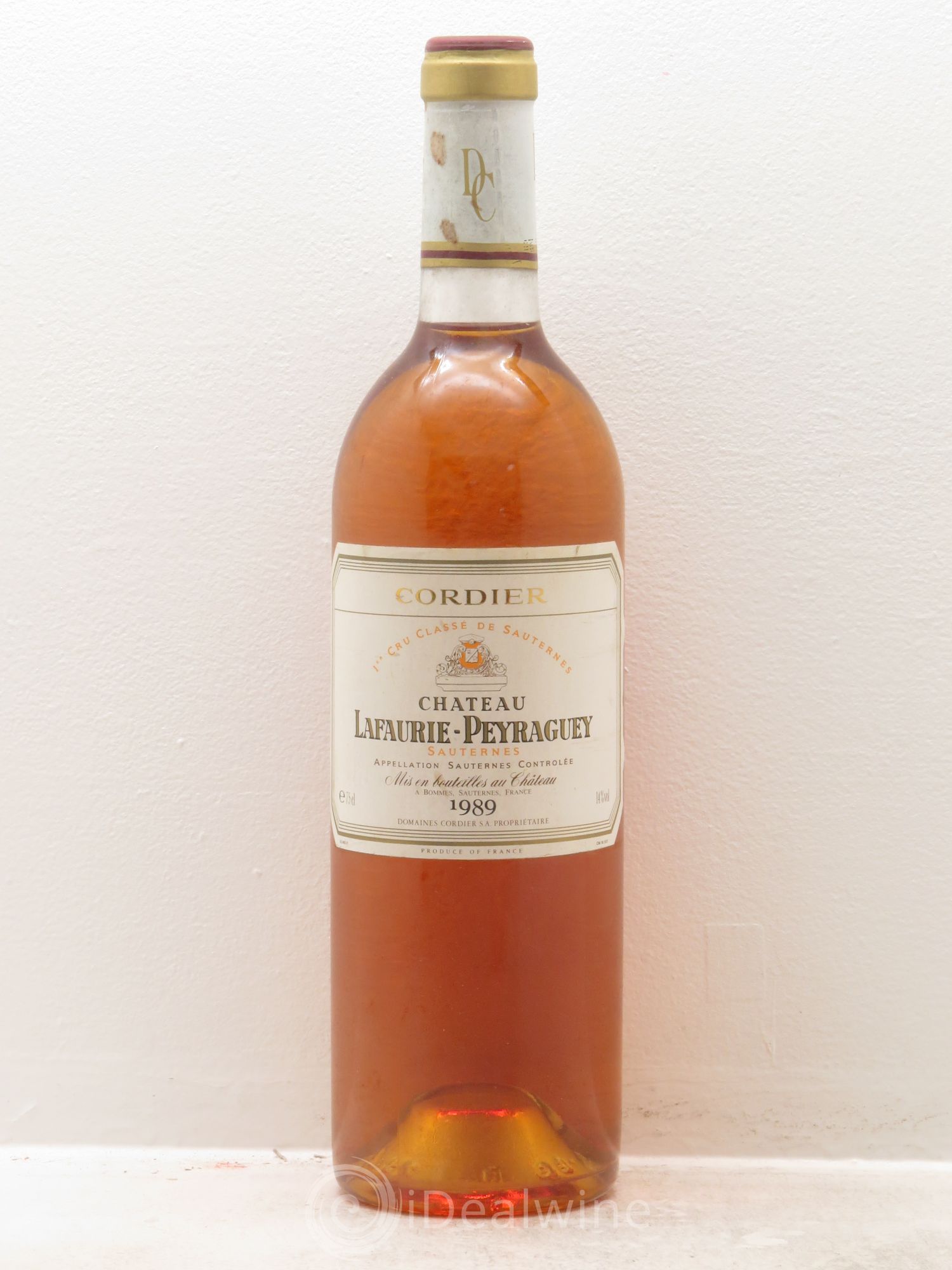 Château Lafaurie-Peyraguey 1er Grand Cru Classé 1989 - Lotto di 1 bottiglia - 0