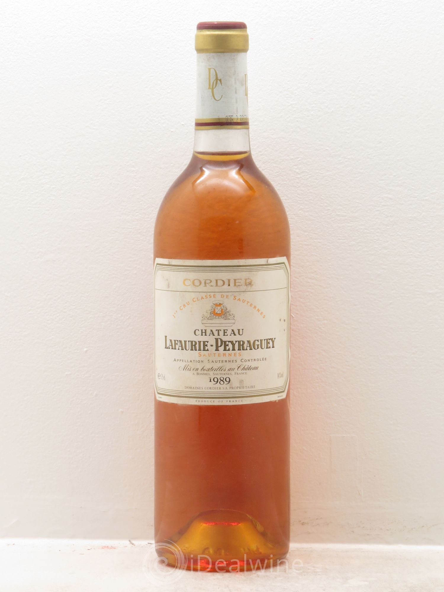 Château Lafaurie-Peyraguey 1er Grand Cru Classé 1989 - Lotto di 1 bottiglia - 0