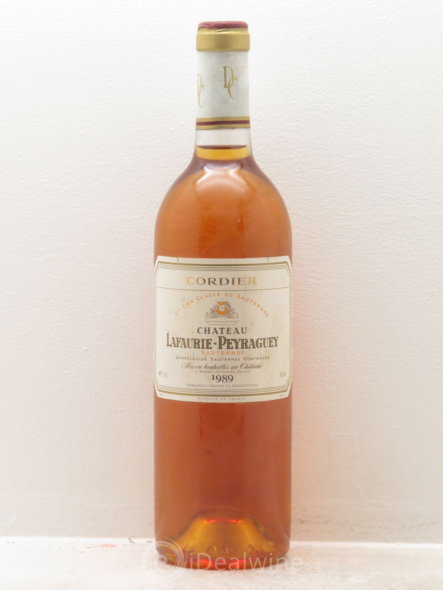 Château Lafaurie-Peyraguey 1er Grand Cru Classé 1989 - Lotto di 1 bottiglia - 0