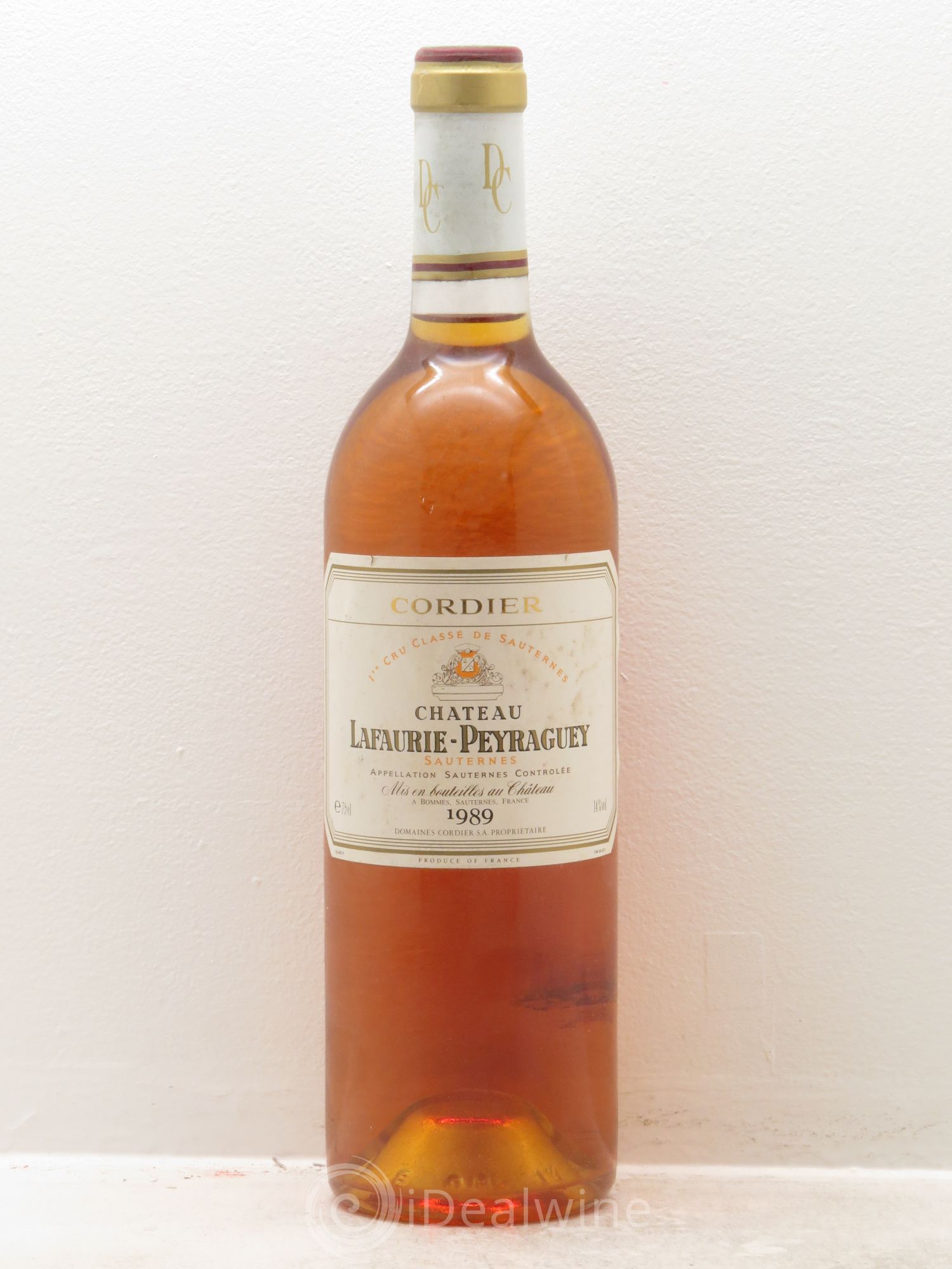 Château Lafaurie-Peyraguey 1er Grand Cru Classé 1989 - Lotto di 1 bottiglia - 0