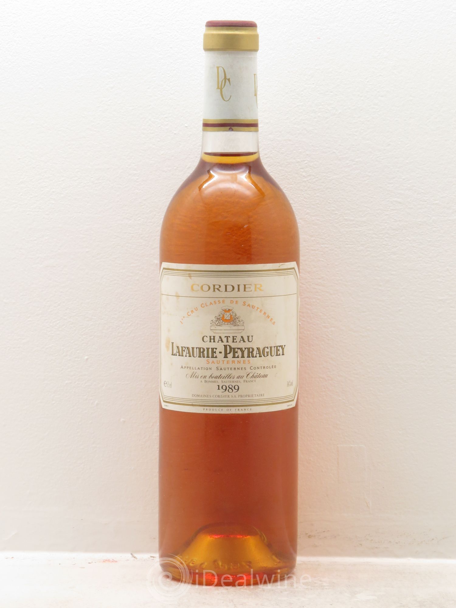 Château Lafaurie-Peyraguey 1er Grand Cru Classé 1989 - Lotto di 1 bottiglia - 0