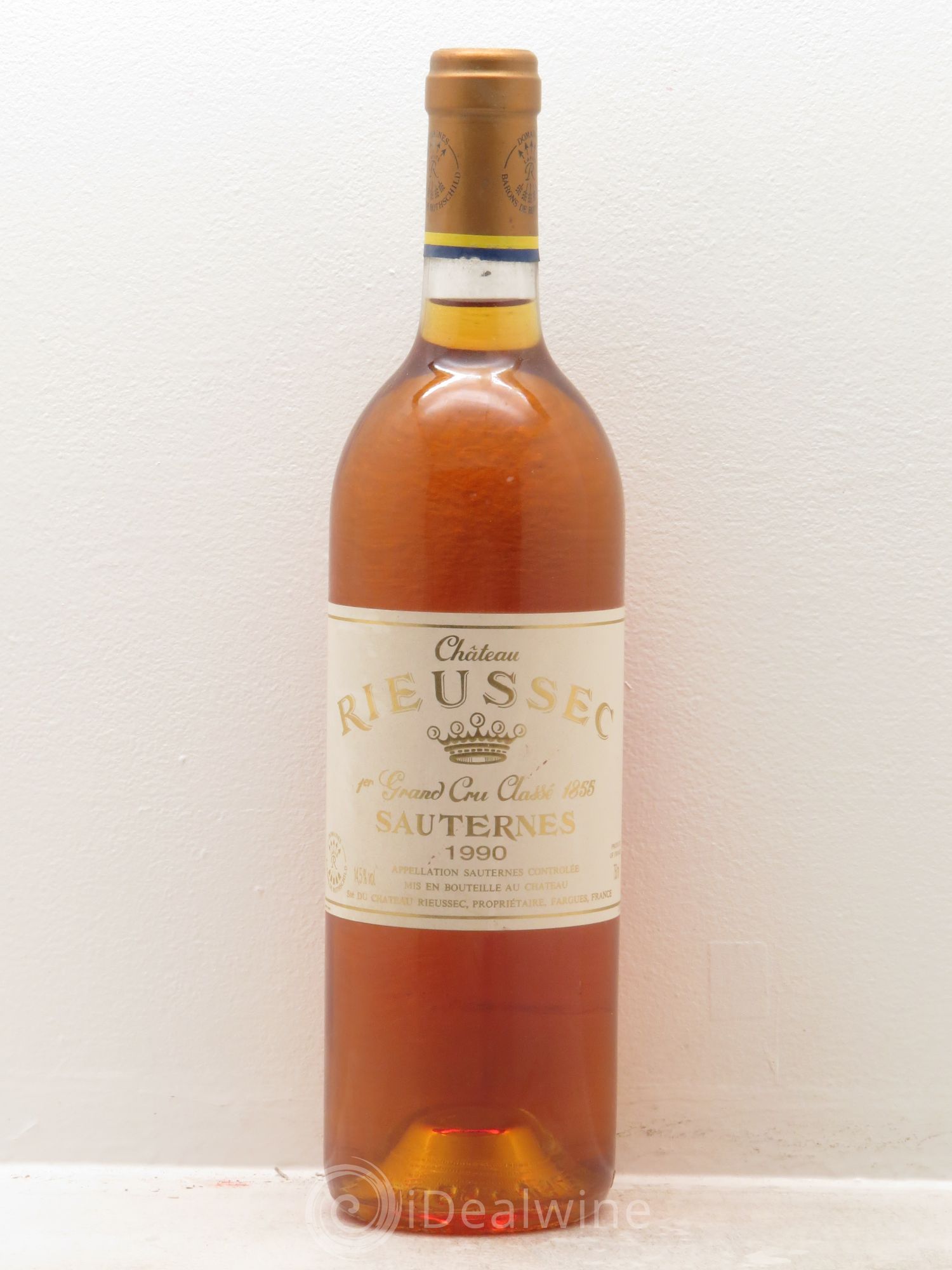 Château Rieussec 1er Grand Cru Classé 1990 - Posten von 1 Flasche - 0