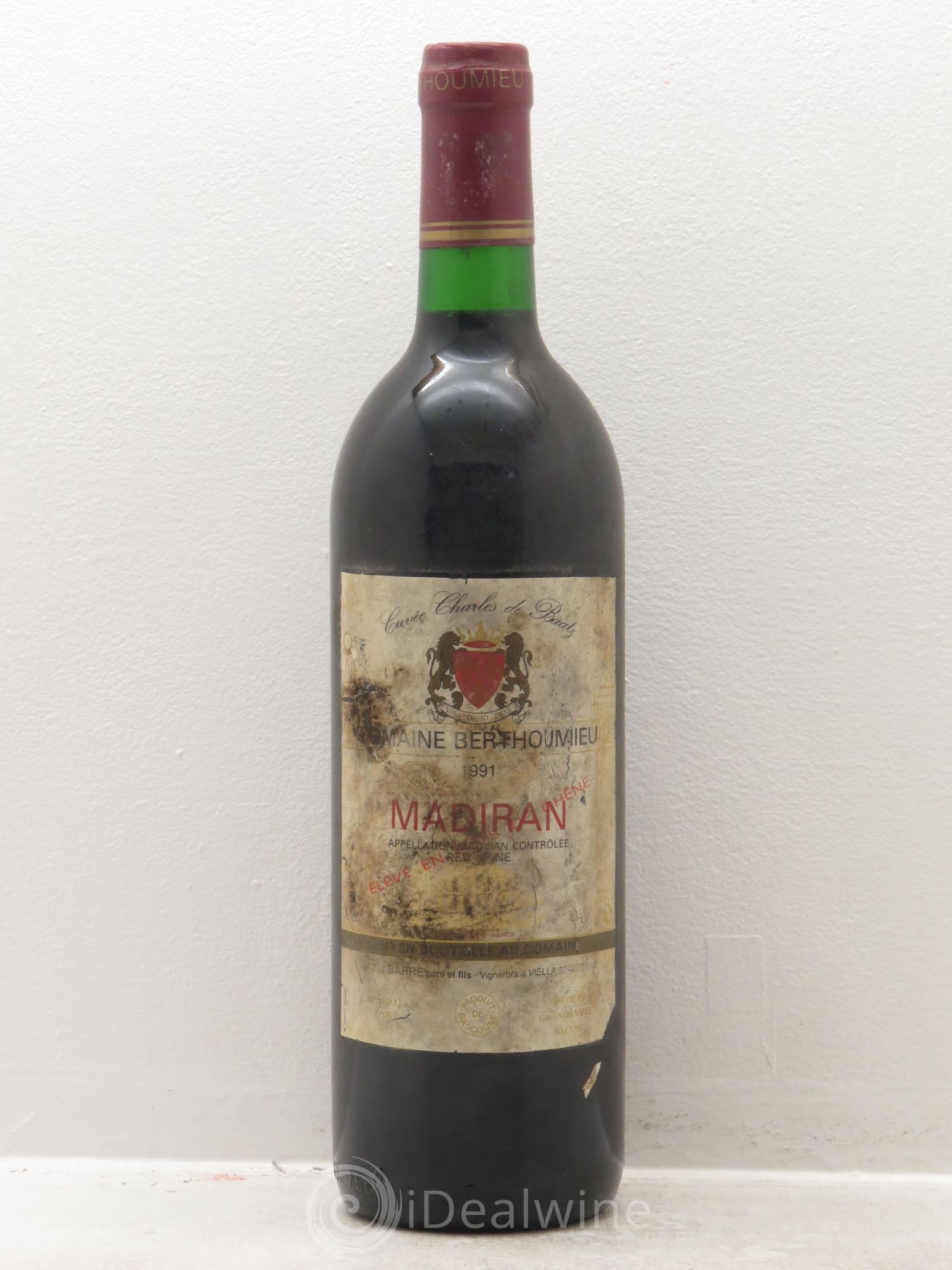 Madiran Cuvée Charles de Batz - Domaine Berthoumieu 1991 - Posten von 1 Flasche - 0
