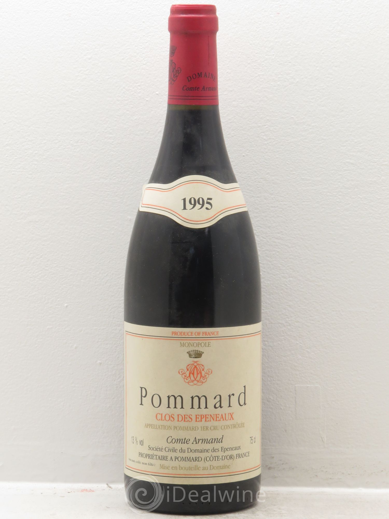 Pommard 1er Cru Clos des Epeneaux Comte Armand 1995 - Lot de 1 bouteille - 0