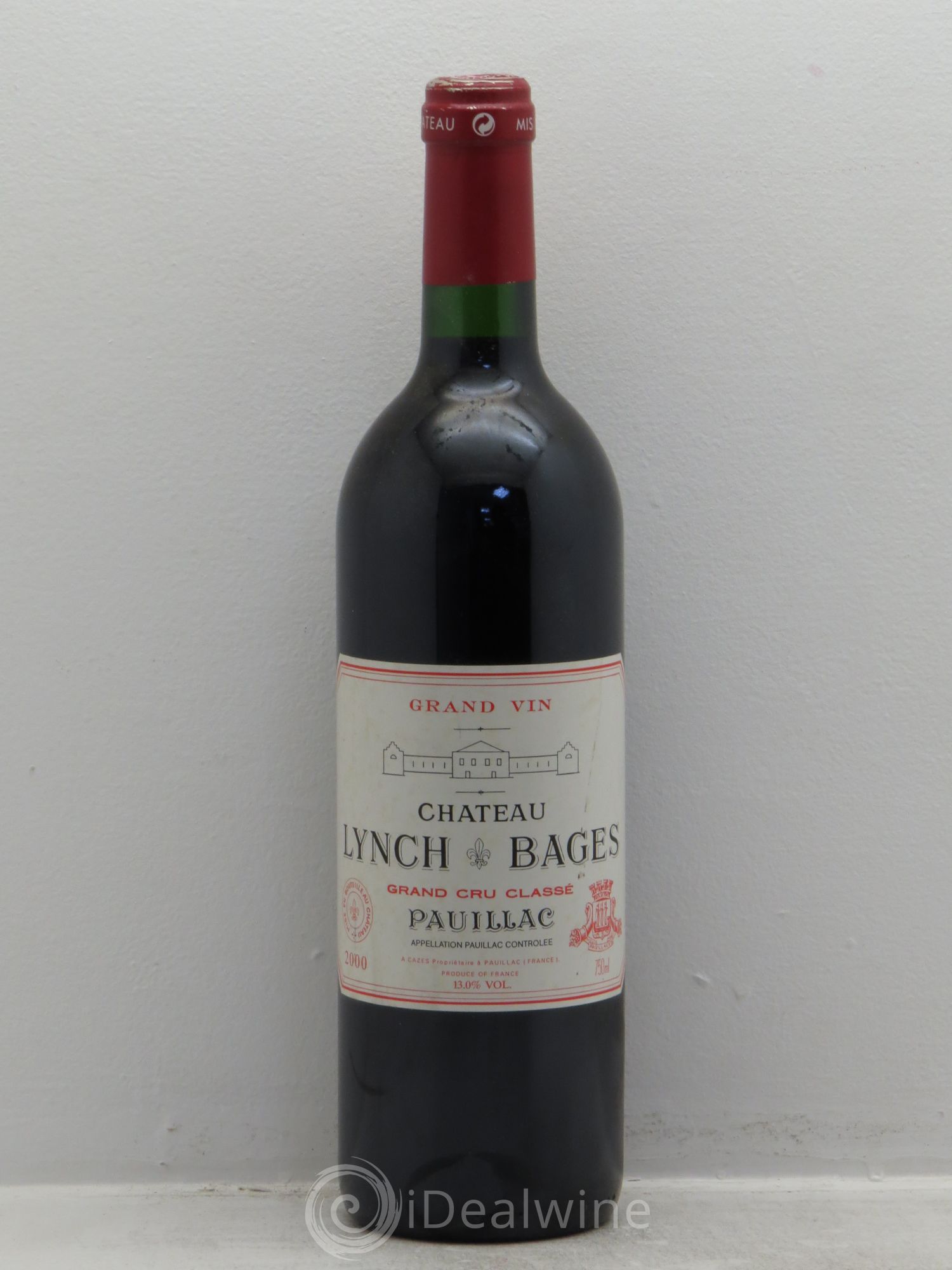 Château Lynch Bages 5ème Grand Cru Classé 2000 - Lot de 1 bouteille - 0