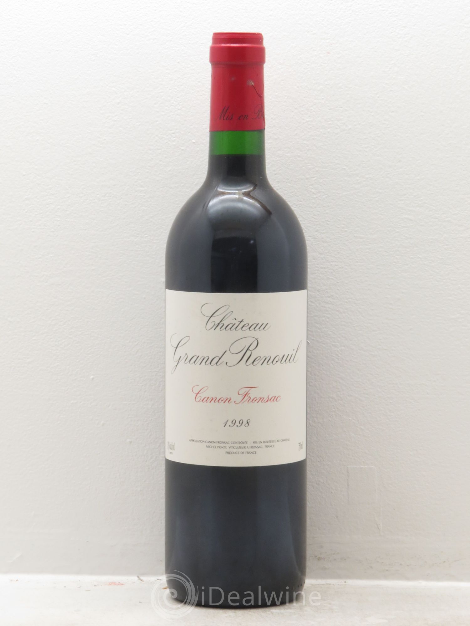 Canon-Fronsac Château Grand Renouil 1998 - Posten von 1 Flasche - 0