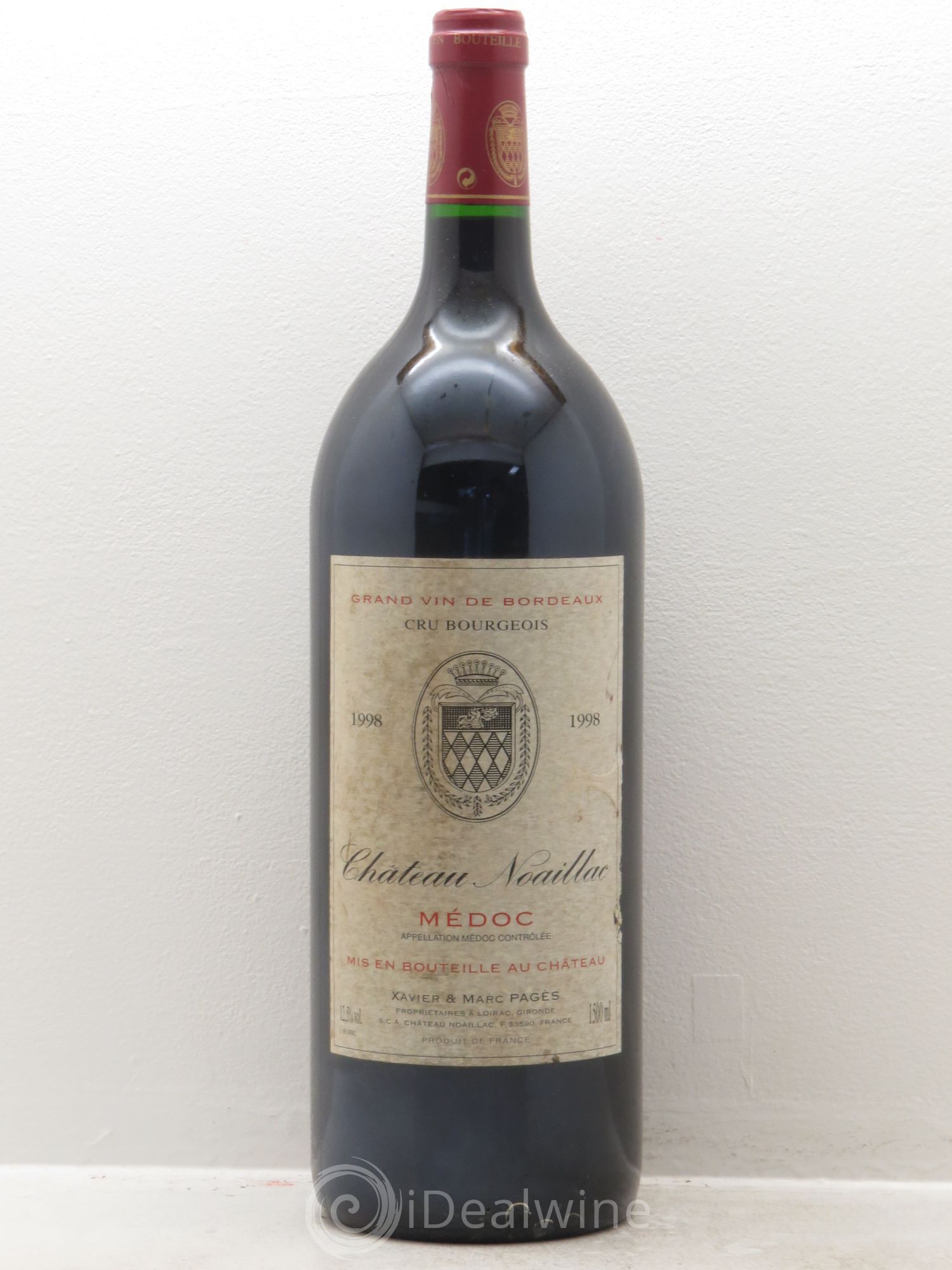 Château Noaillac Cru Bourgeois 1998 - Lot de 1 magnum - 0
