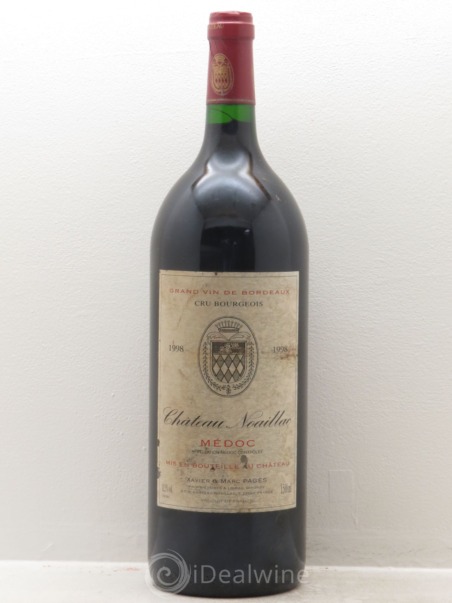 Château Noaillac Cru Bourgeois 1998 - Lot de 1 magnum - 0