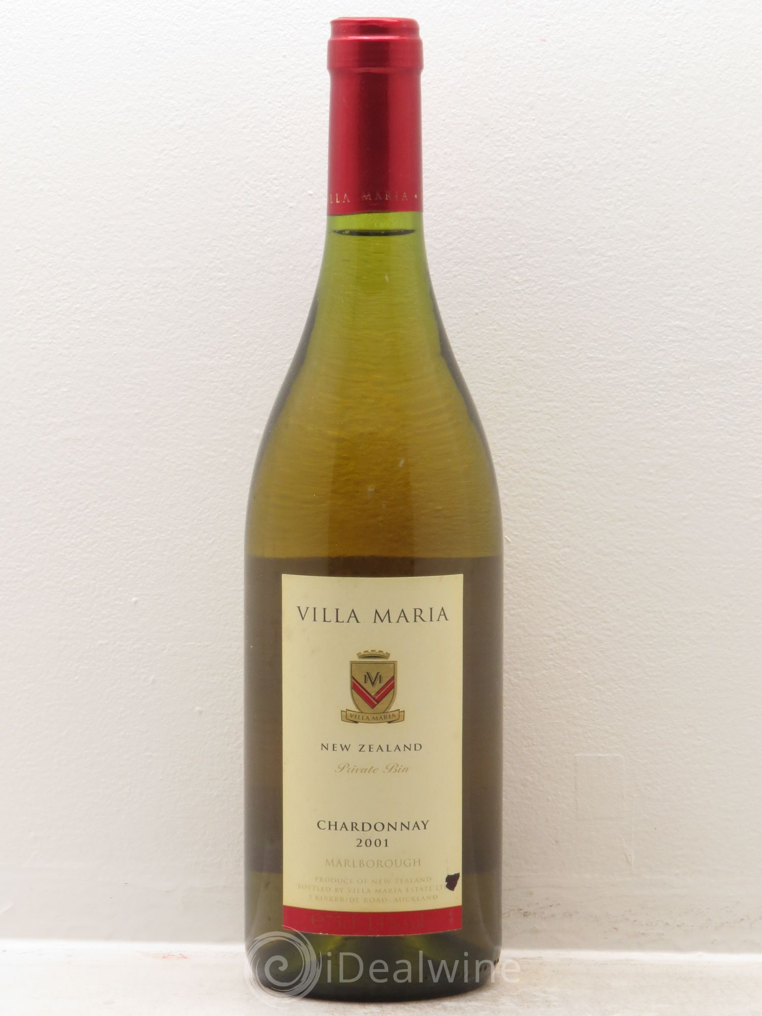 Nouvelle Zélande Villa Maria Chardonnay Marlborough Winery 2001 - Posten von 1 Flasche - 0