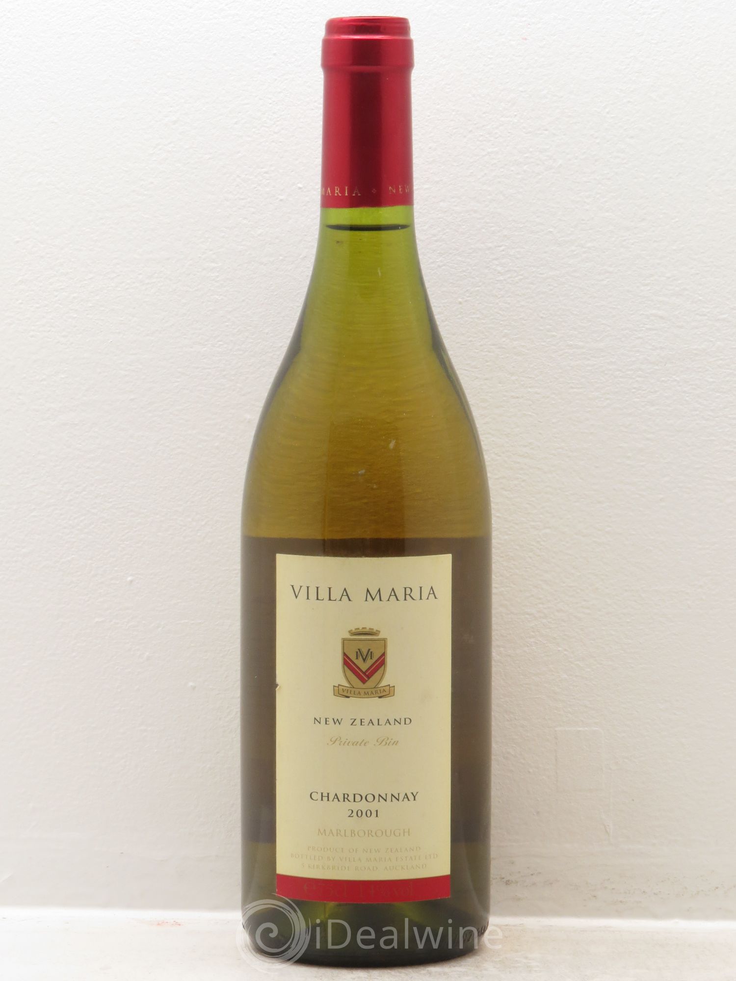 Nouvelle Zélande Villa Maria Chardonnay Marlborough Winery 2001 - Posten von 1 Flasche - 0