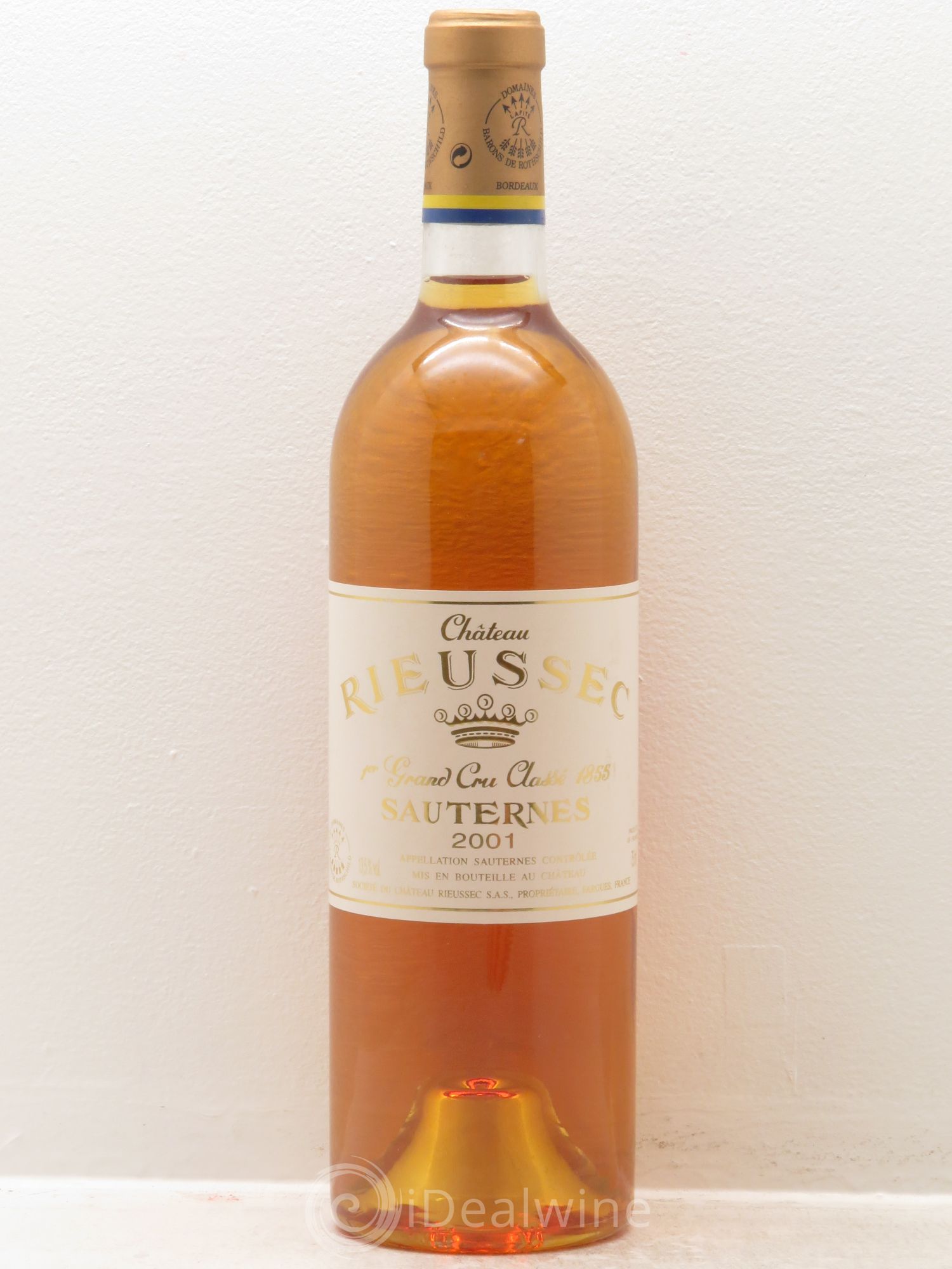 Château Rieussec 1er Grand Cru Classé 2001 - Posten von 1 Flasche - 0