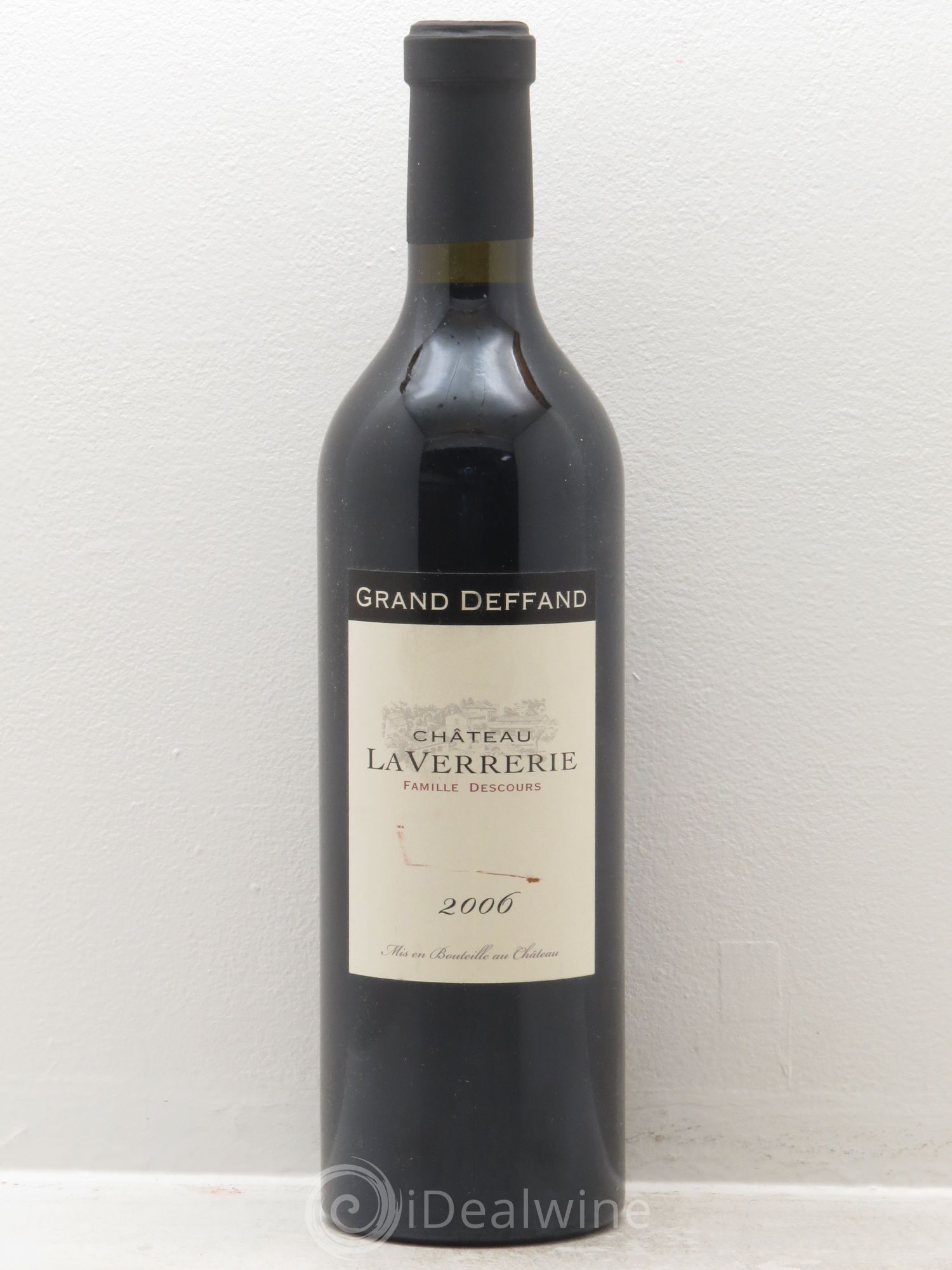 Luberon Grand Deffand Château La Verrerie 2006 - Lot de 1 bouteille - 0
