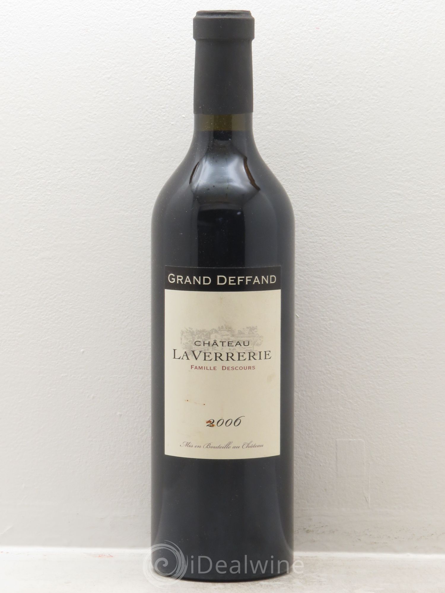 Luberon Grand Deffand Château La Verrerie 2006 - Lot de 1 bouteille - 0