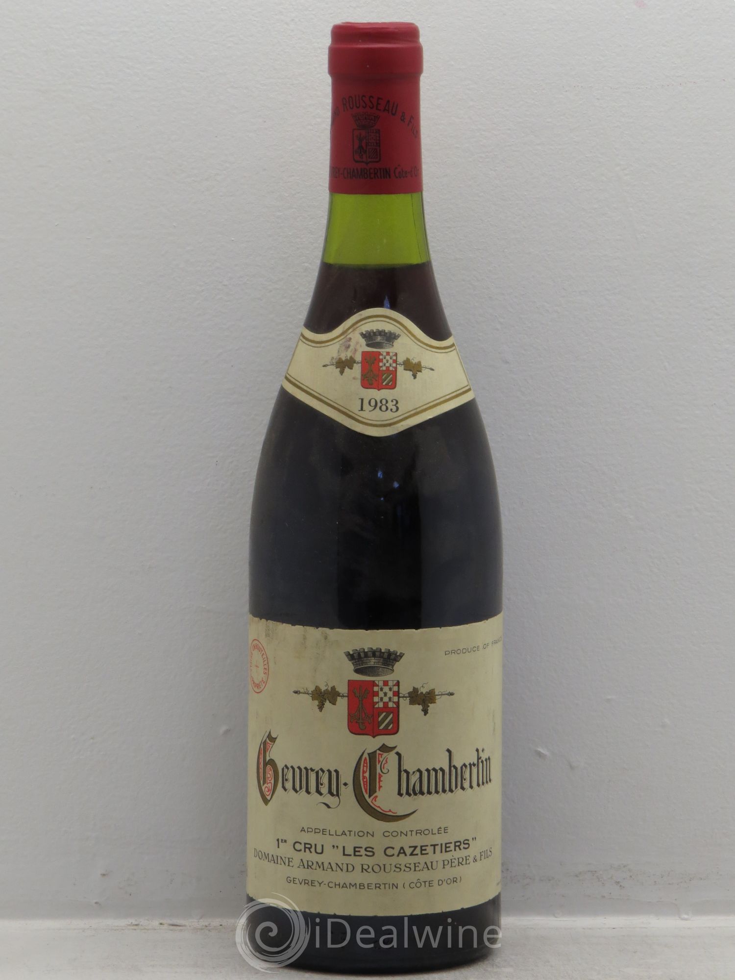 Gevrey-Chambertin 1er Cru Les Cazetiers Armand Rousseau (Domaine) 1983 - Lot de 1 bouteille - 0