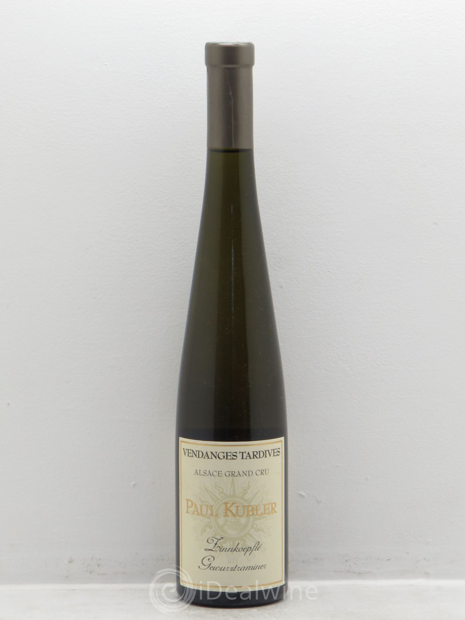 Gewurztraminer Grand Cru Zinnkoepflé Vendanges Tardives Paul Kubler (50cl) 2009 - Lot de 1 bouteille - 0
