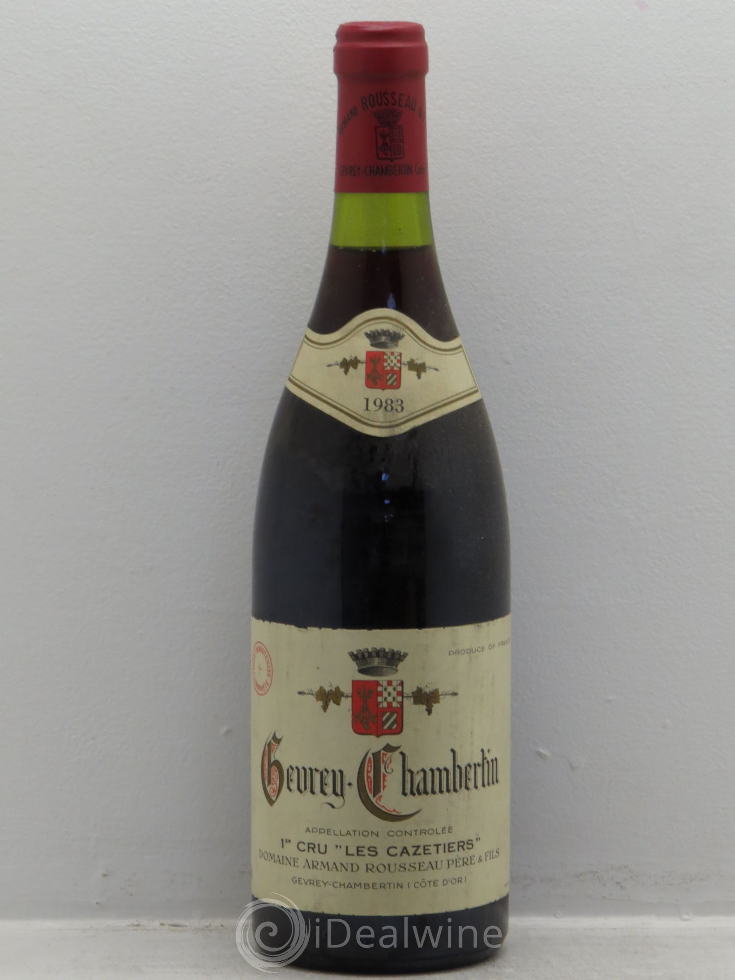 Gevrey-Chambertin 1er Cru Les Cazetiers Armand Rousseau (Domaine) 1983 - Lot de 1 bouteille - 0
