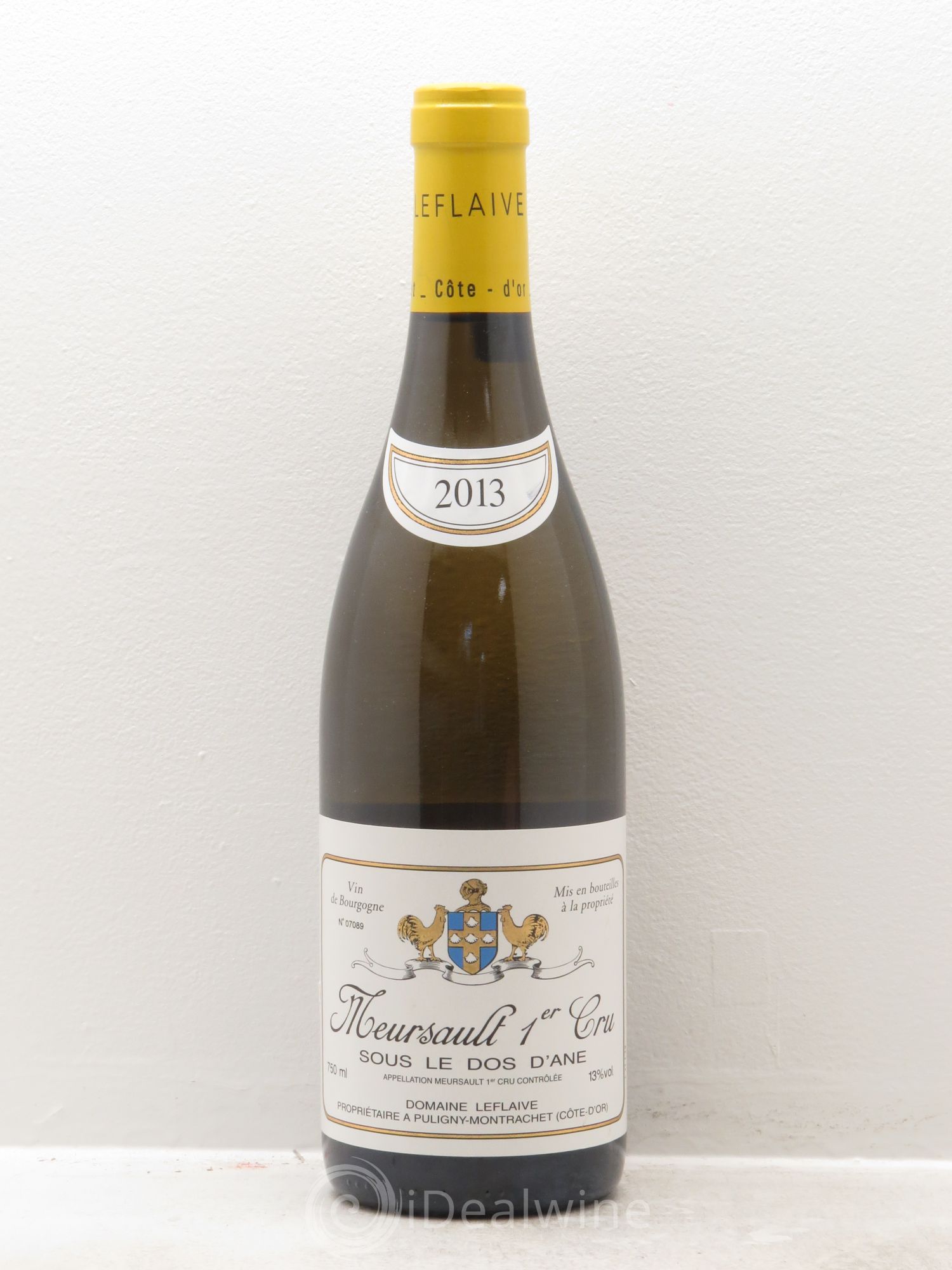 Meursault 1er Cru Sous le Dos d'Ane Leflaive (Domaine) 2013 - Lot de 1 bouteille - 0