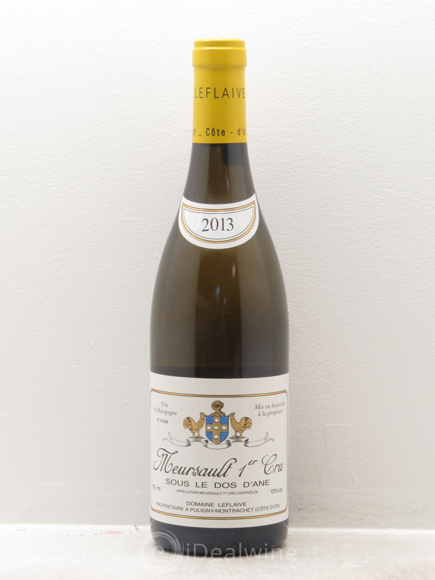 Meursault 1er Cru Sous le Dos d'Ane Leflaive (Domaine) 2013 - Lot de 1 bouteille - 0
