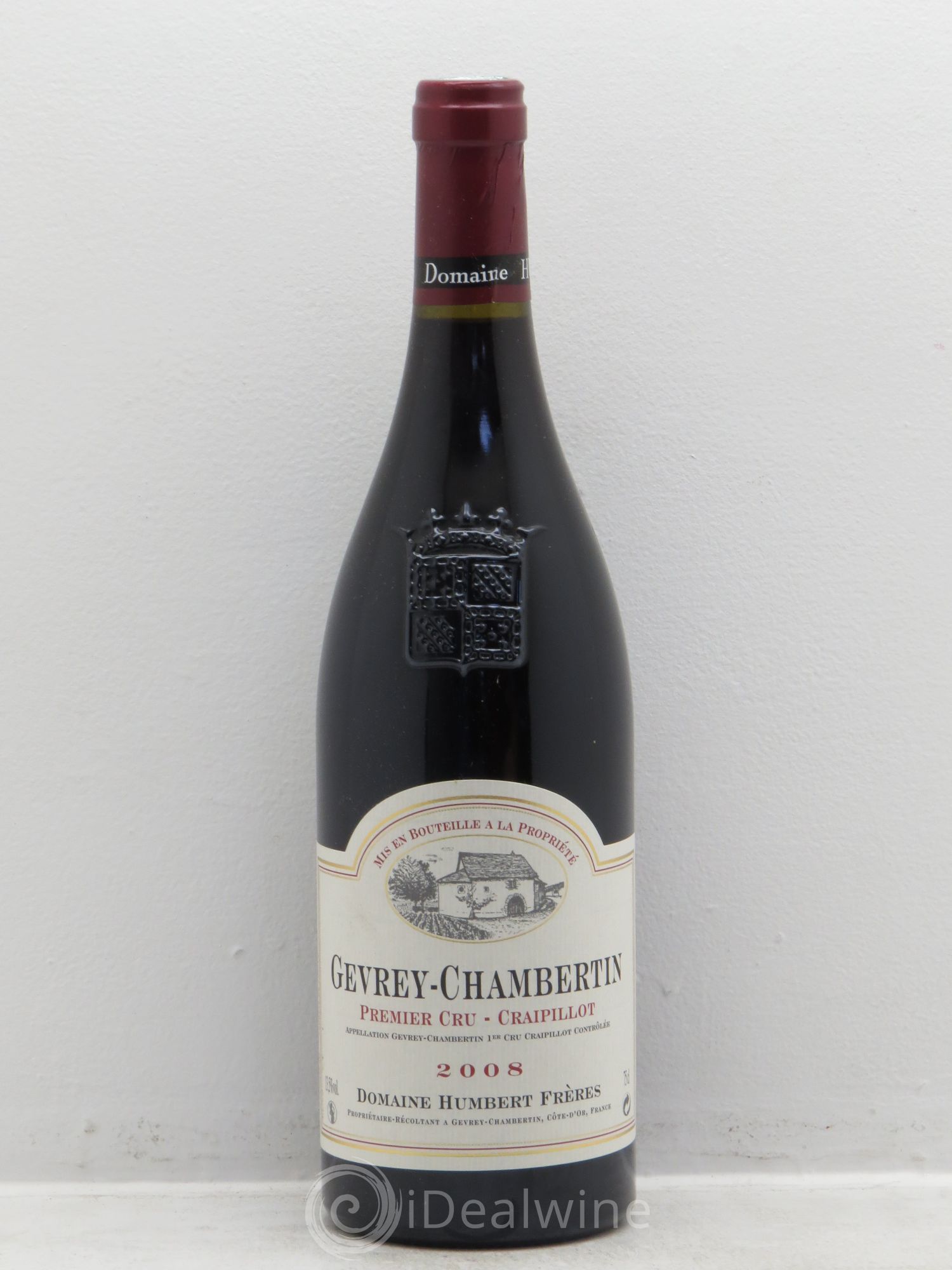 Gevrey-Chambertin 1er Cru Craipillot Humbert (Domaine) 2008 - Lot de 1 bouteille - 0
