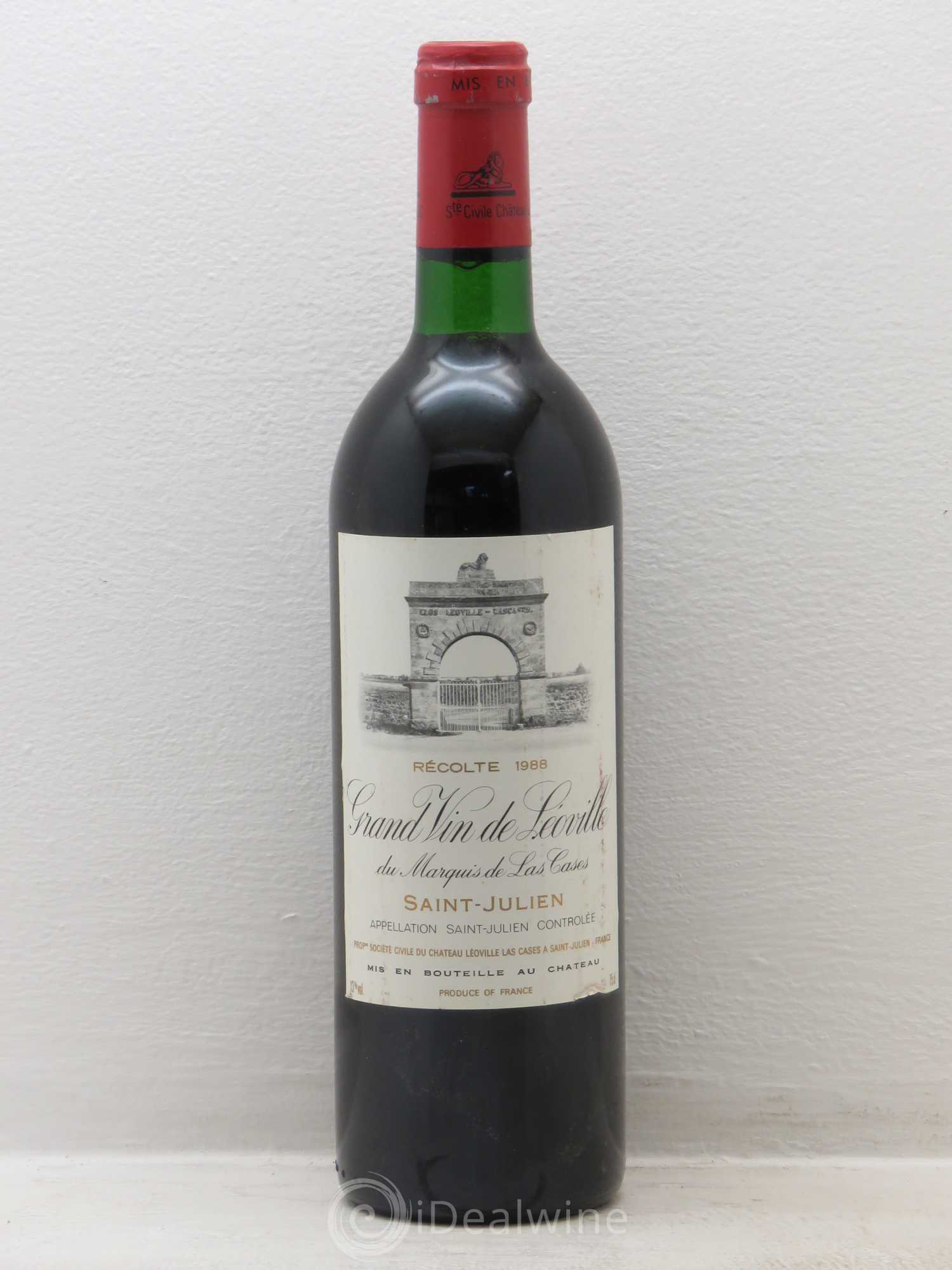 Château Léoville Las Cases 2ème Grand Cru Classé 1988 - Lot de 1 bouteille - 0