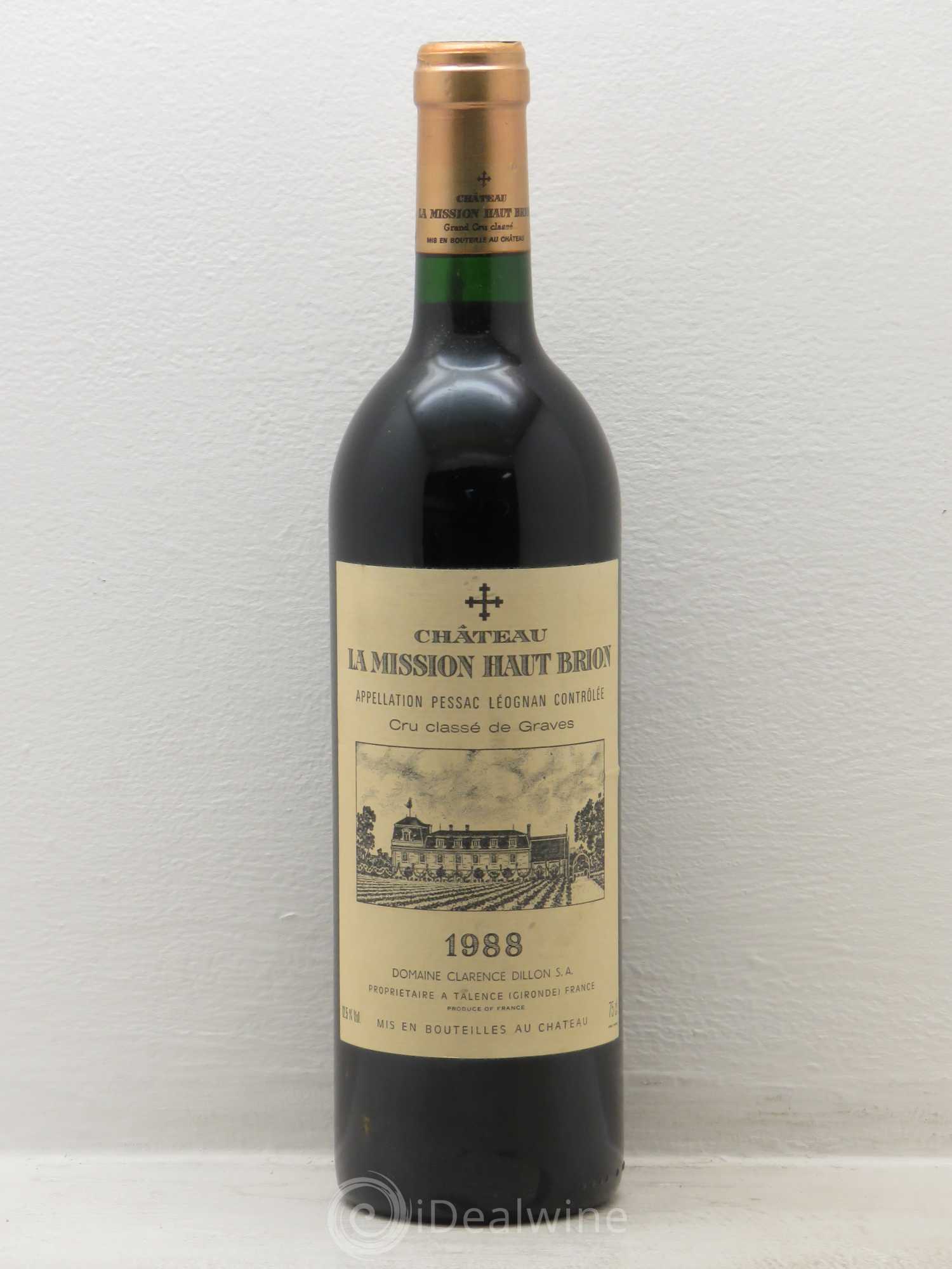 Château la Mission Haut-Brion Cru Classé de Graves 1988 - Lot de 1 bouteille - 0