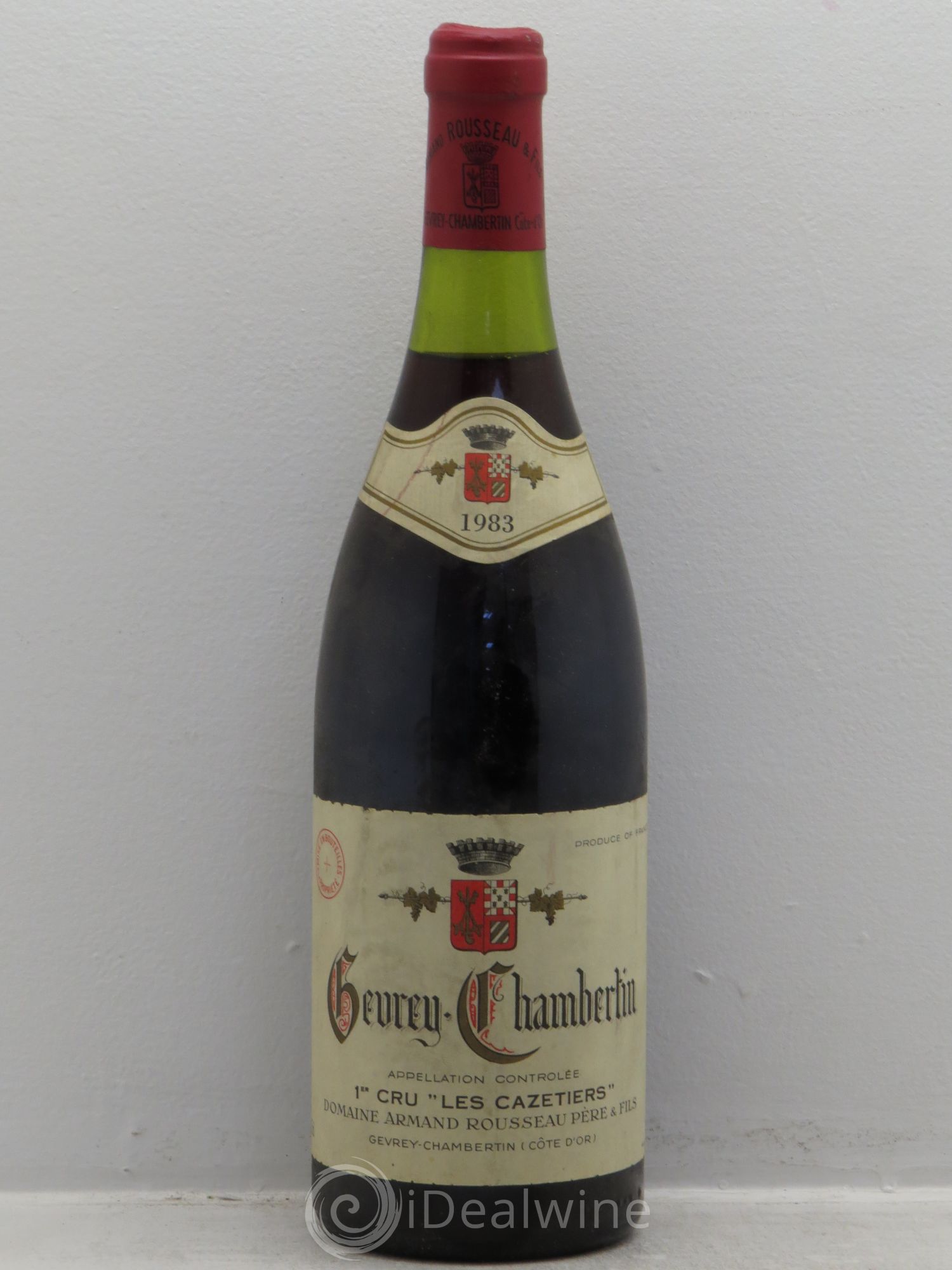 Gevrey-Chambertin 1er Cru Les Cazetiers Armand Rousseau (Domaine) 1983 - Lot de 1 bouteille - 0