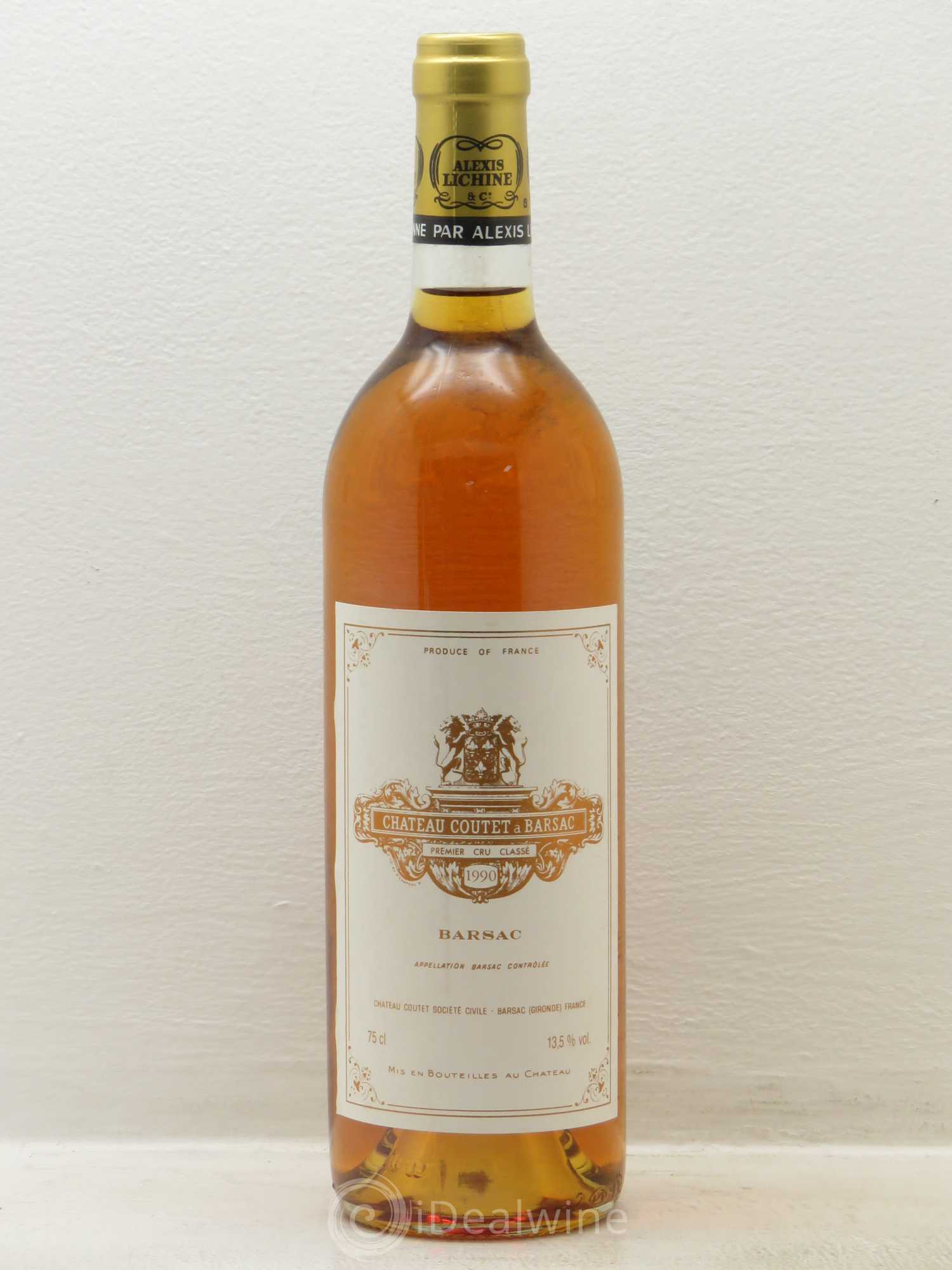 Château Coutet 1er Grand Cru Classé 1990 - Lotto di 1 bottiglia - 0