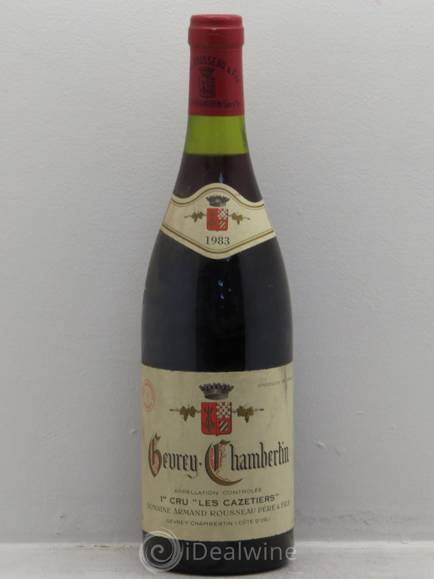 Gevrey-Chambertin 1er Cru Les Cazetiers Armand Rousseau (Domaine) 1983 - Lot de 1 bouteille - 0
