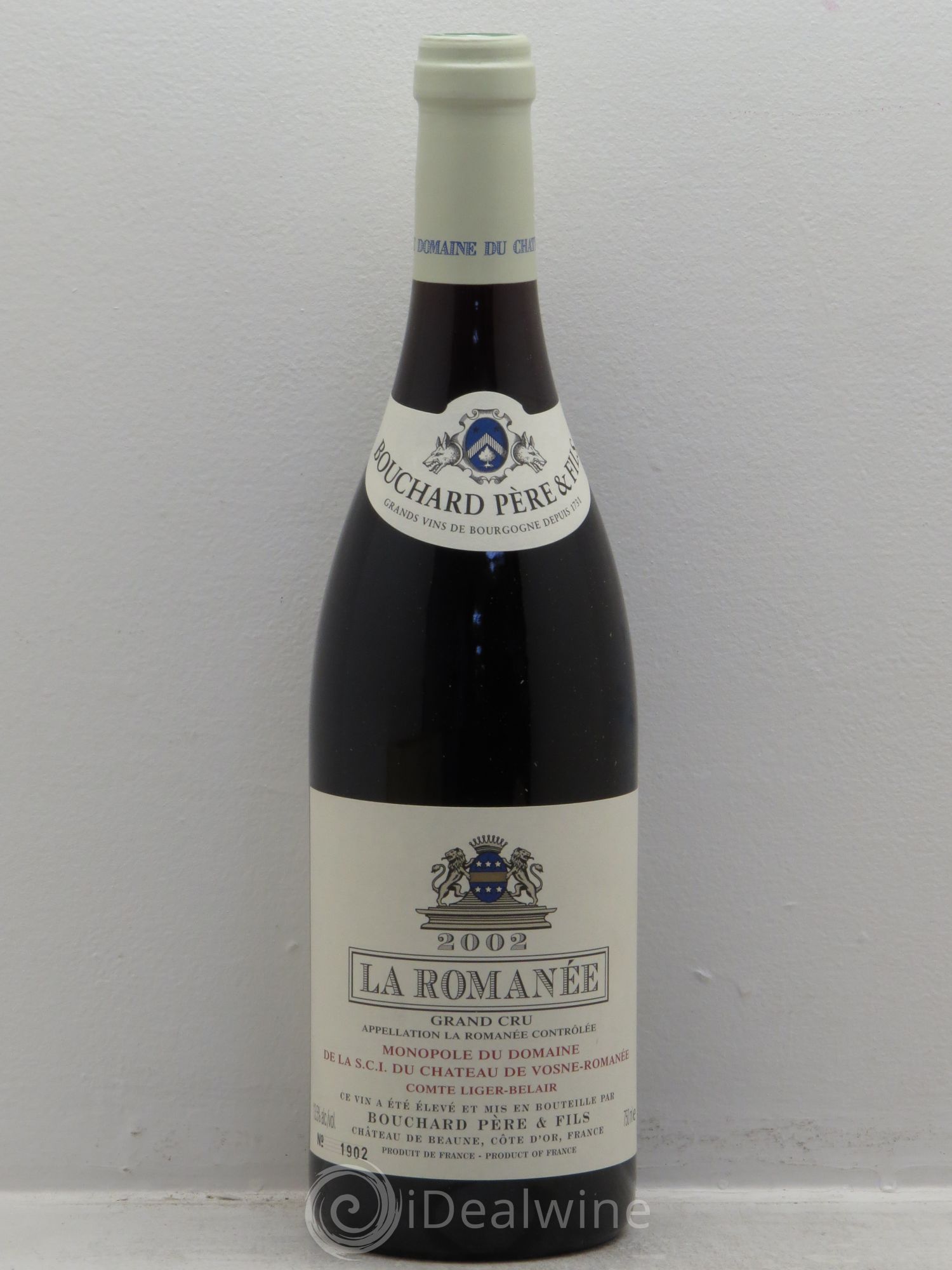 La Romanée Grand Cru Comte Liger-Belair (Domaine du) 2002 - Lot de 1 bouteille - 0