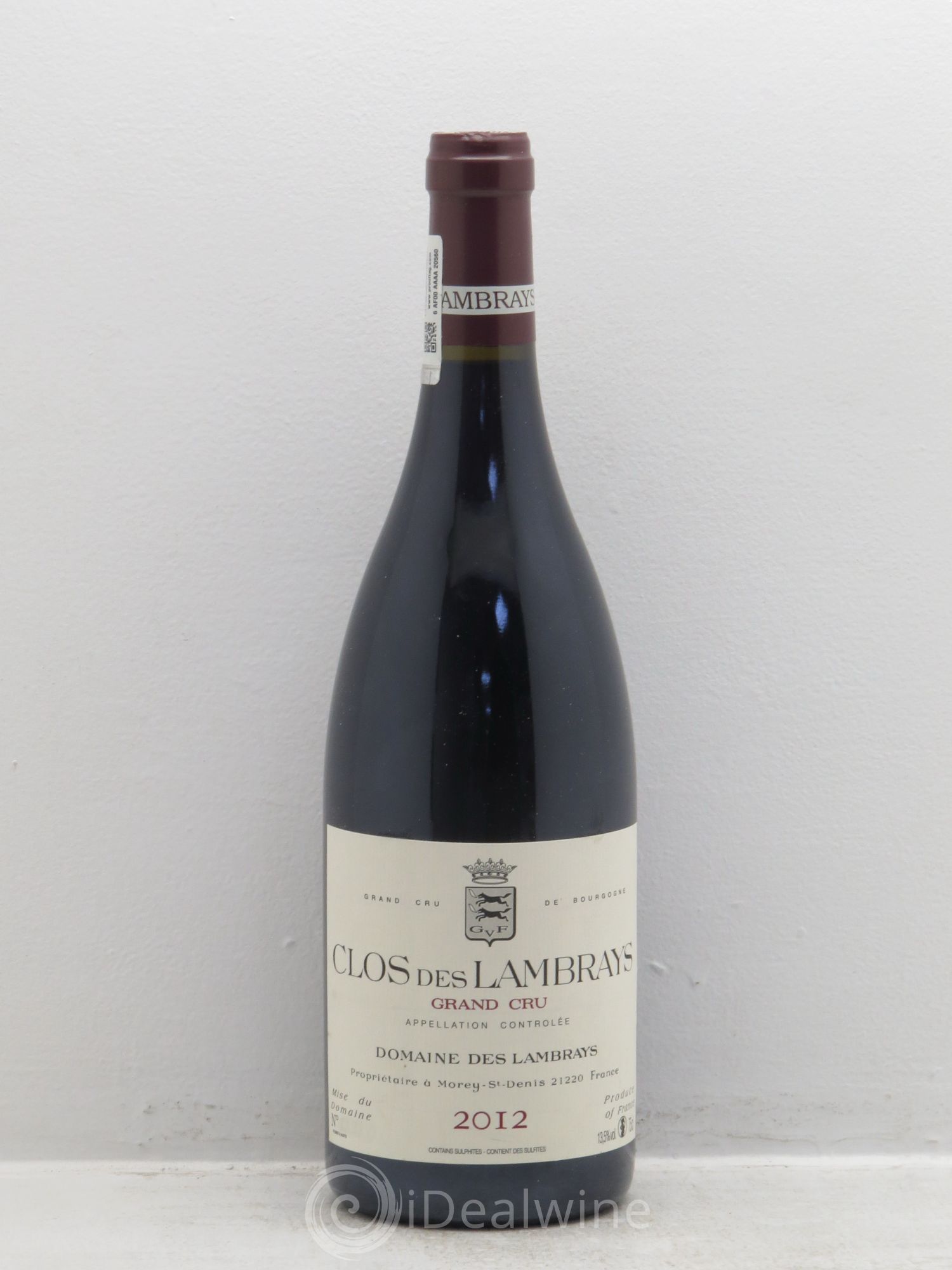 Clos des Lambrays Grand Cru Domaine des Lambrays 2012 - Lot de 1 bouteille - 0