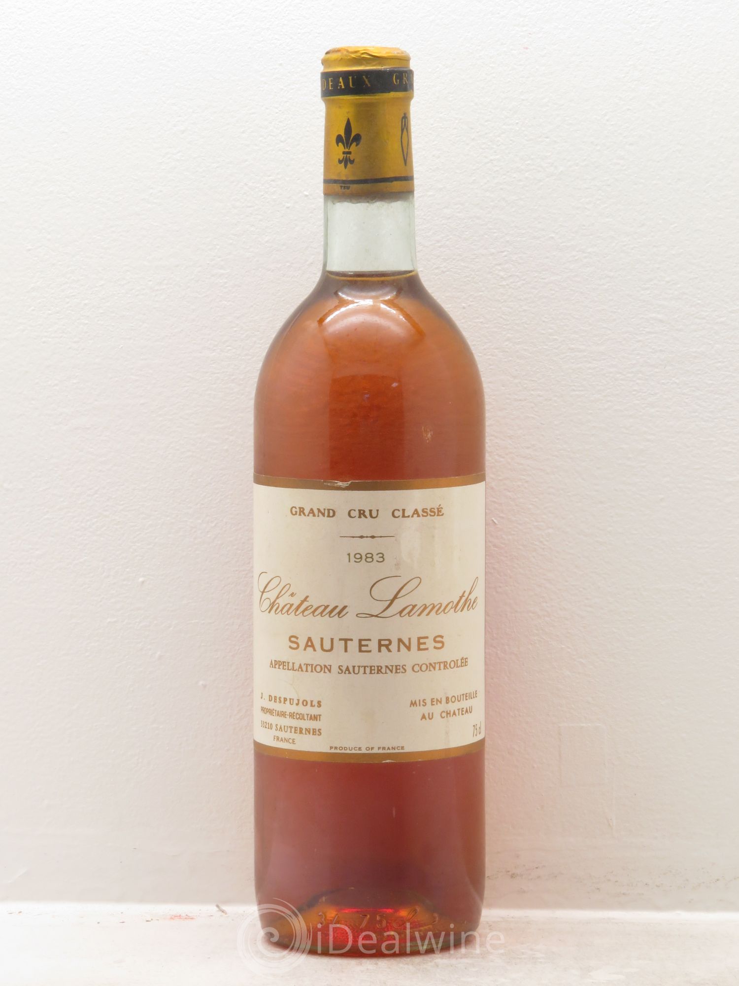 Château Lamothe 2ème Grand Cru Classé 1983 - Lotto di 1 bottiglia - 0