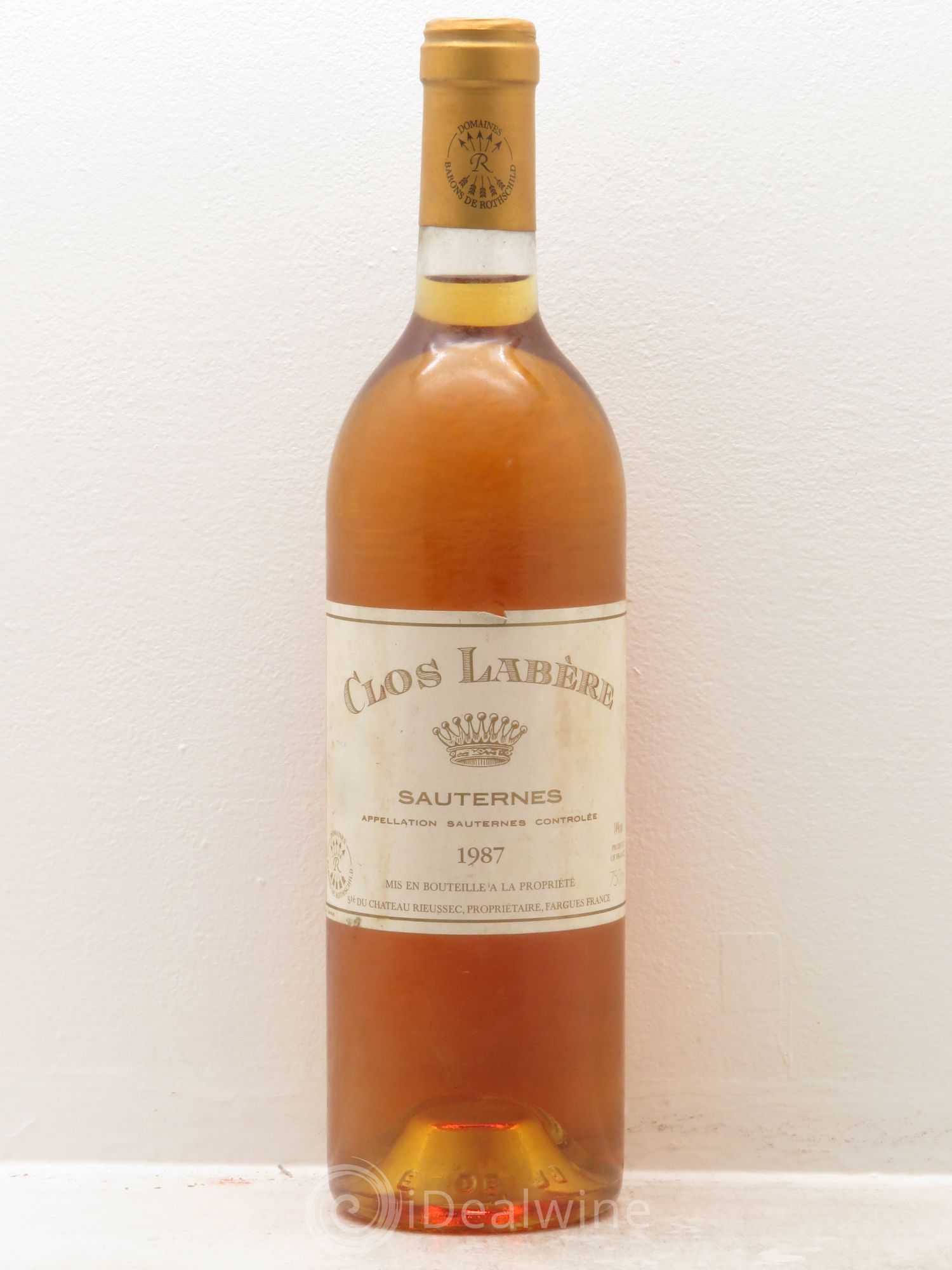 Clos labère 1987 - Posten von 1 Flasche - 0