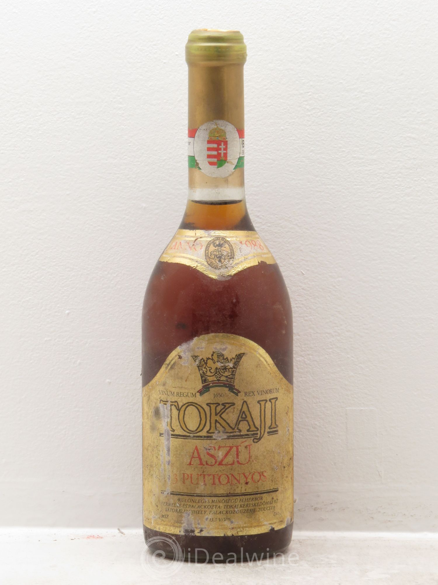 Tokaji Aszu 3 Puttonyos Kereskedohaz (50cl) 1988 - Posten von 1 Flasche - 0