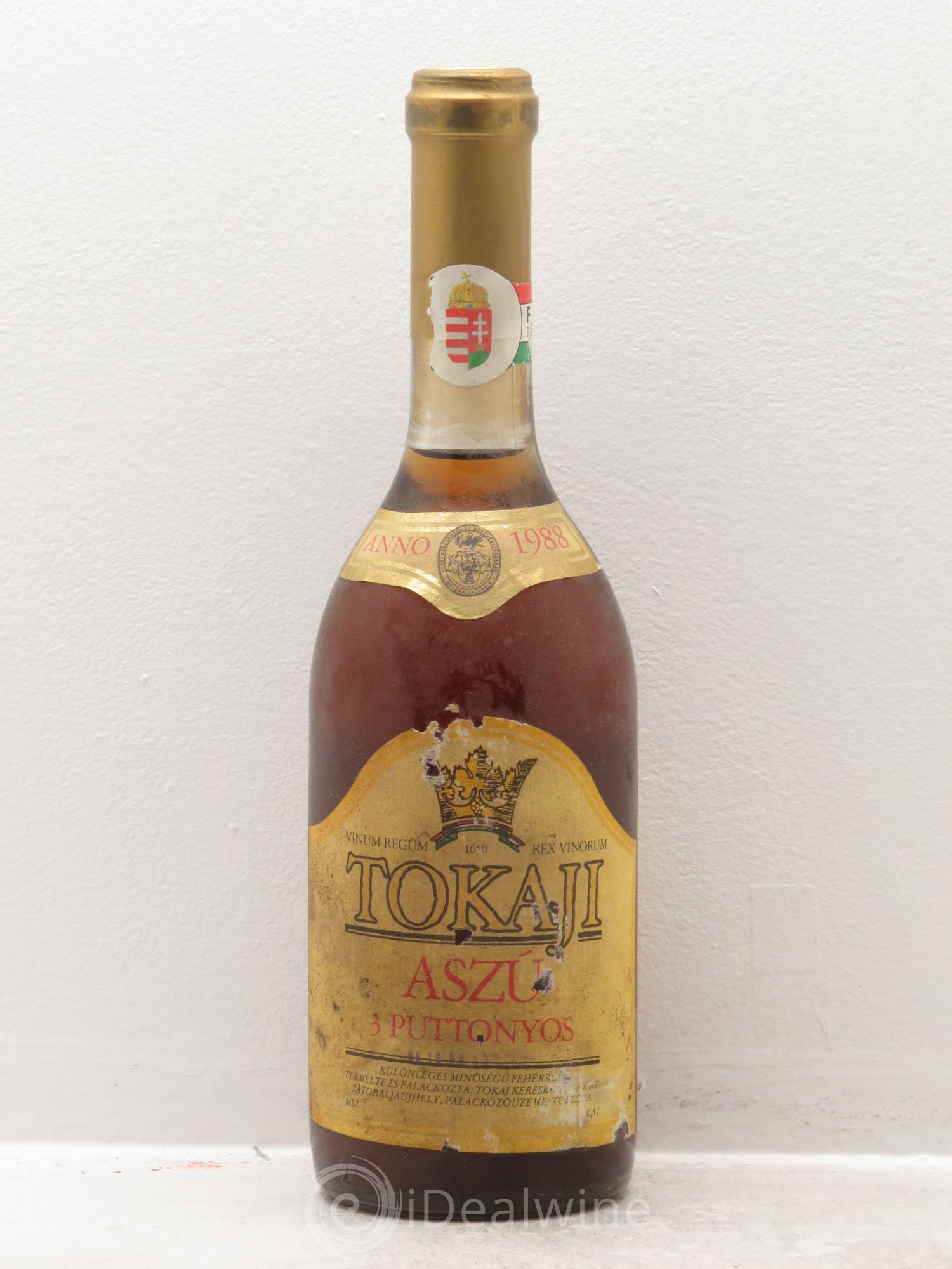 Tokaji Aszu 3 Puttonyos Kereskedohaz (50cl) 1988 - Lotto di 1 bottiglia - 0