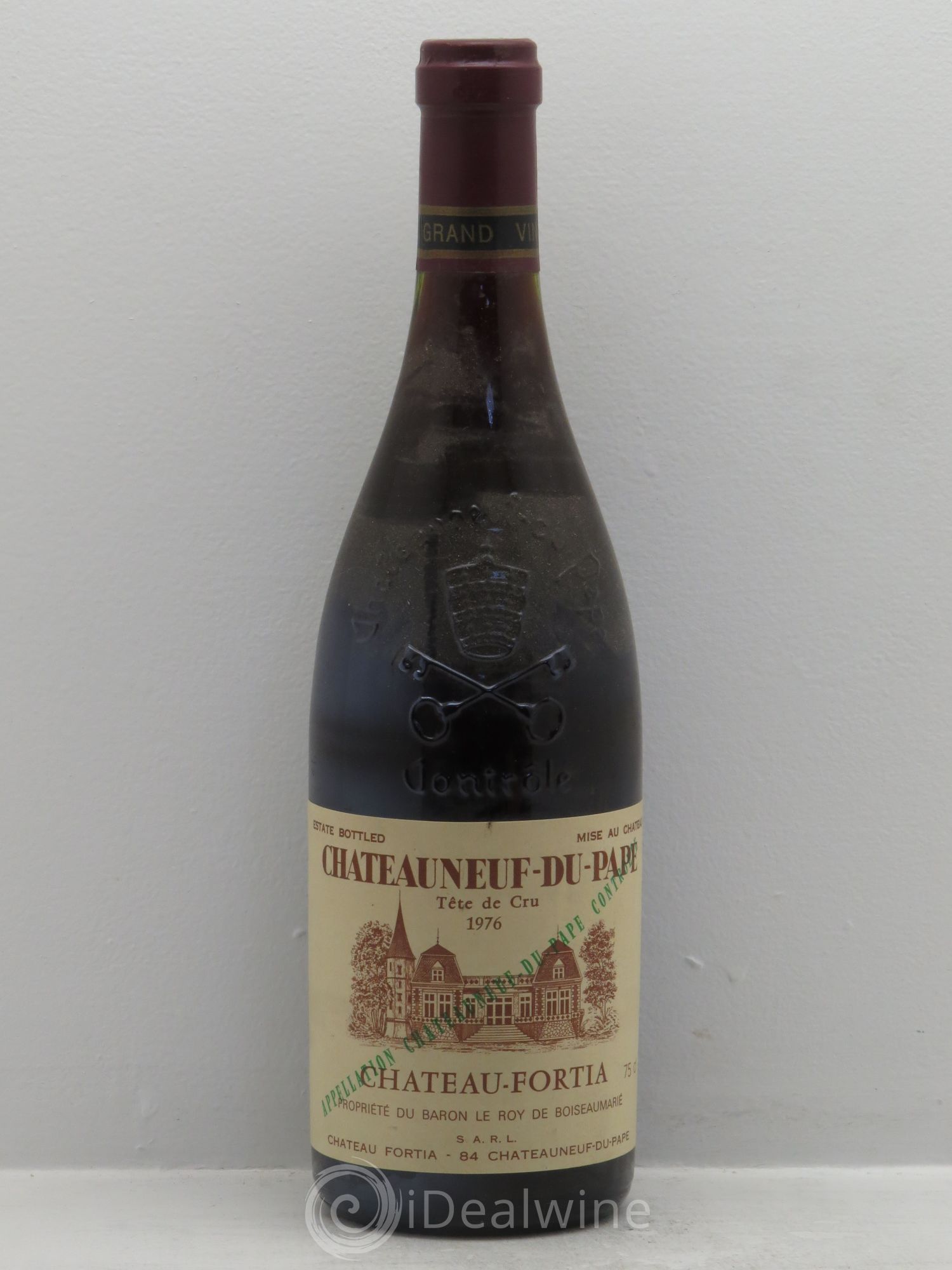 Châteauneuf-du-Pape Château Fortia Tête de Cru 1976 - Lot de 1 bouteille - 0
