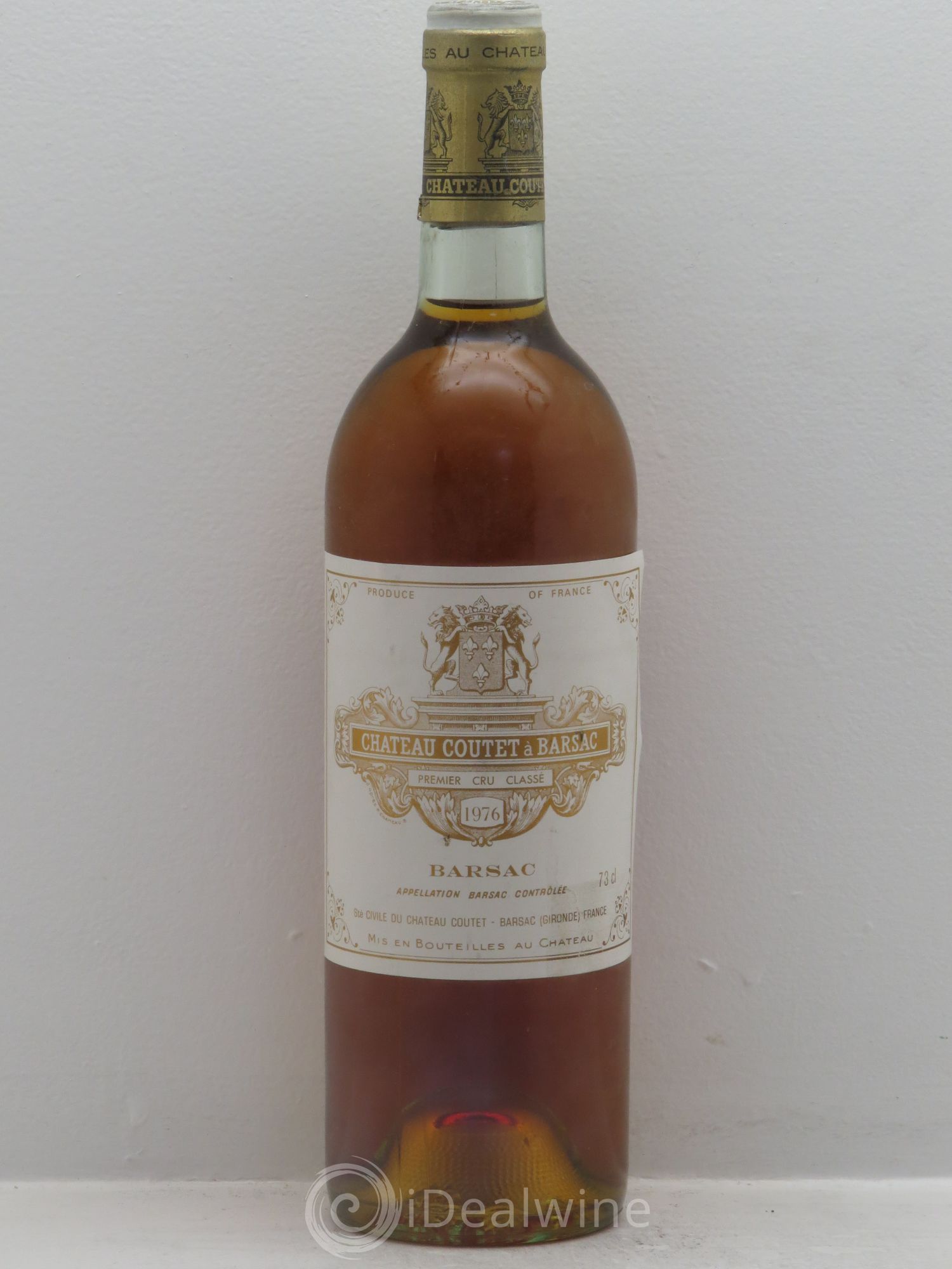 Château Coutet 1er Grand Cru Classé 1976 - Lotto di 1 bottiglia - 0