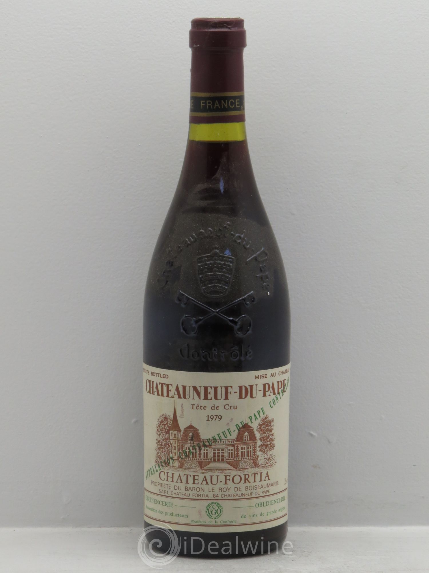 Châteauneuf-du-Pape Château Fortia Tête de Cru (sans prix de réserve) 1979 - Posten von 1 Flasche - 0