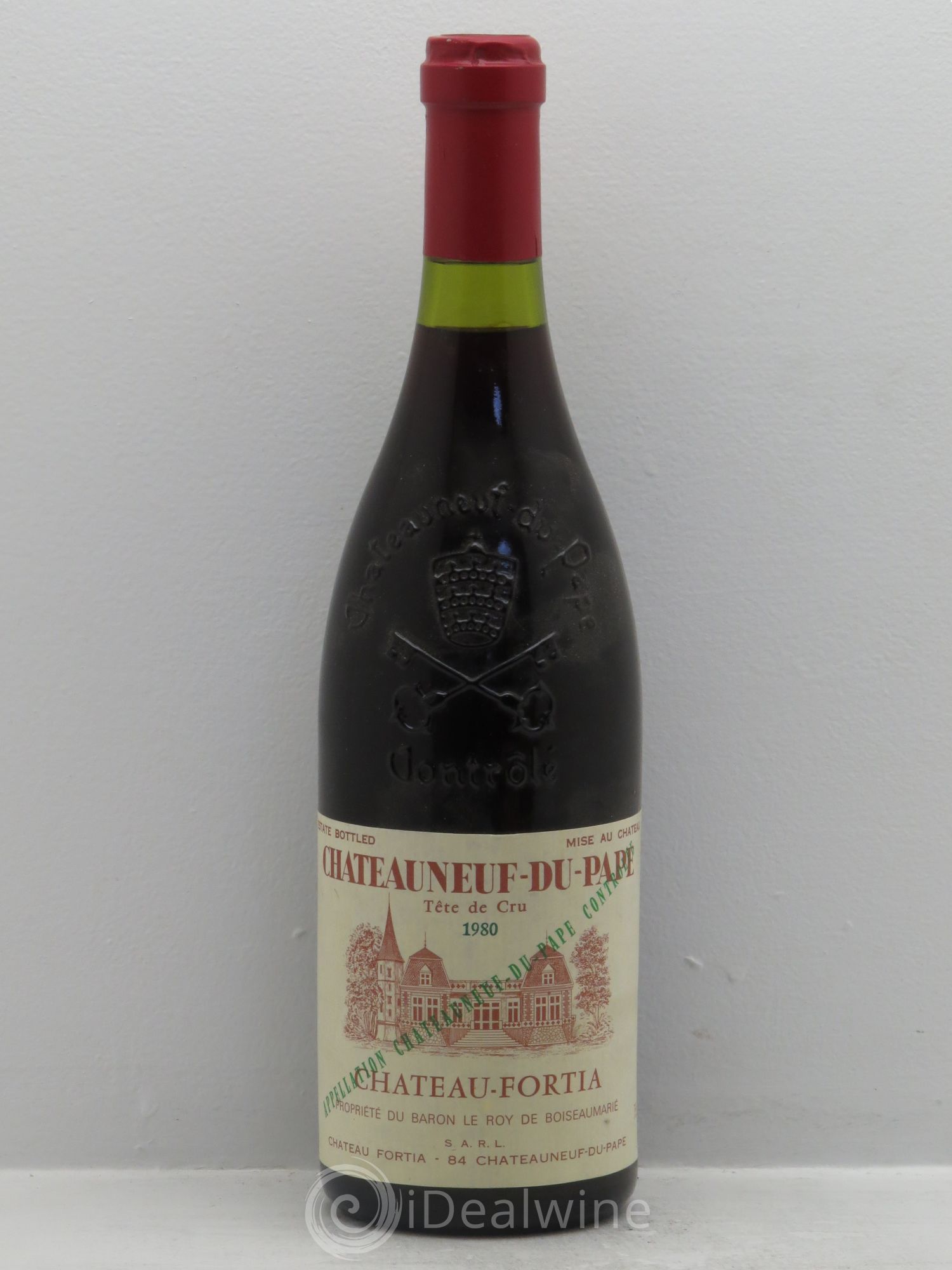 Châteauneuf-du-Pape Château Fortia Tête de Cru 1980 - Lot de 1 bouteille - 0