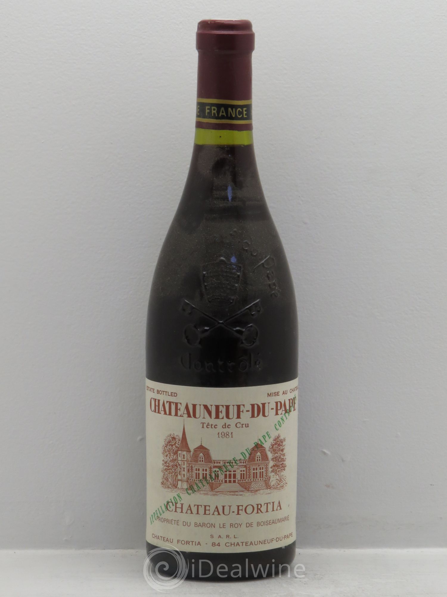 Châteauneuf-du-Pape Château Fortia Tête de Cru 1981 - Lot de 1 bouteille - 0